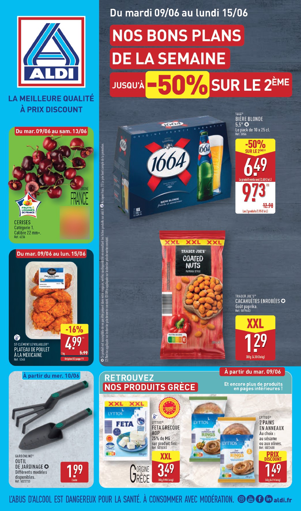 Flyer ALDI pour la semaine prochaine du du mardi 09/06/2026 au du lundi 15/06/2026