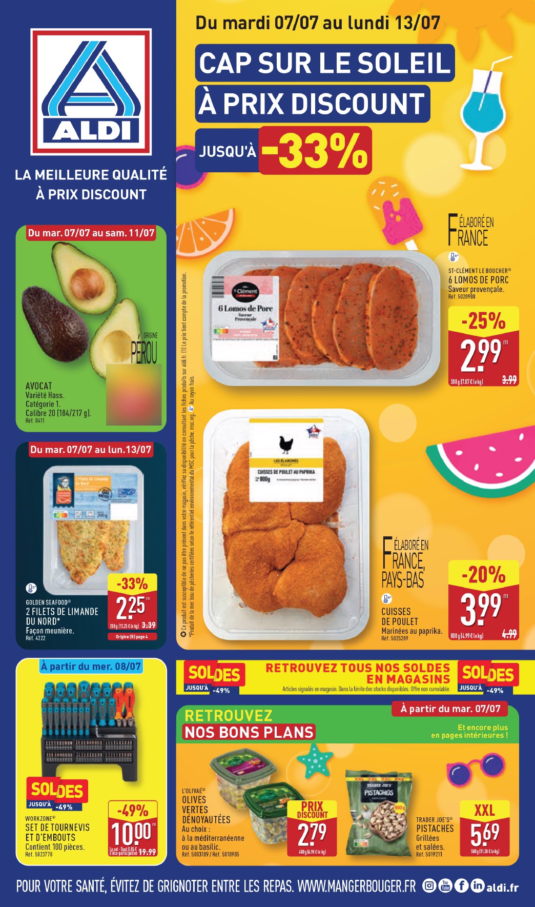 Flyer ALDI pour la semaine prochaine du du mardi 07/07/2026 au du lundi 13/07/2026