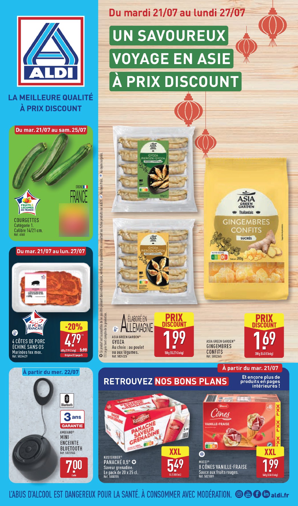 Flyer ALDI - Catalogue de la semaine prochaine pour la semaine prochaine du du mardi 21/07/2026 au du lundi 27/07/2026