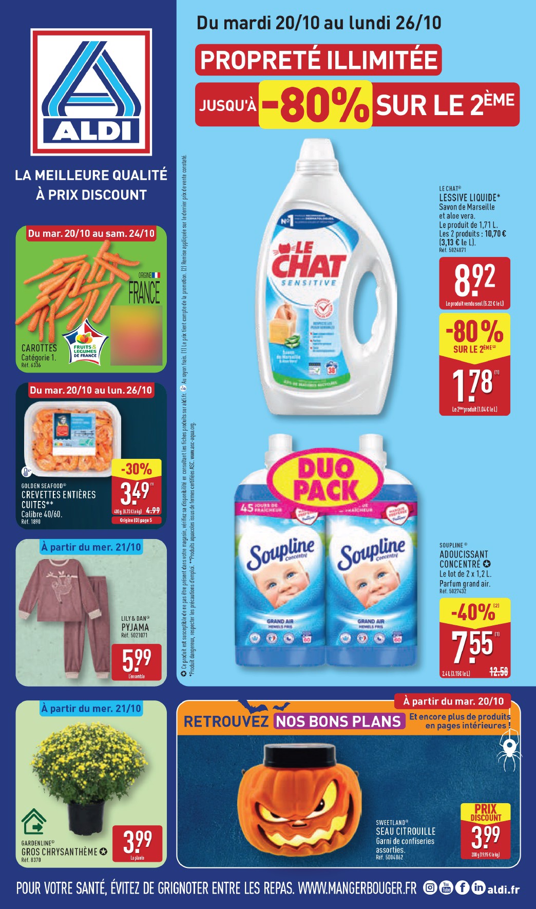 Flyer ALDI pour la semaine prochaine du du mardi 20/10/2026 au du lundi 26/10/2026