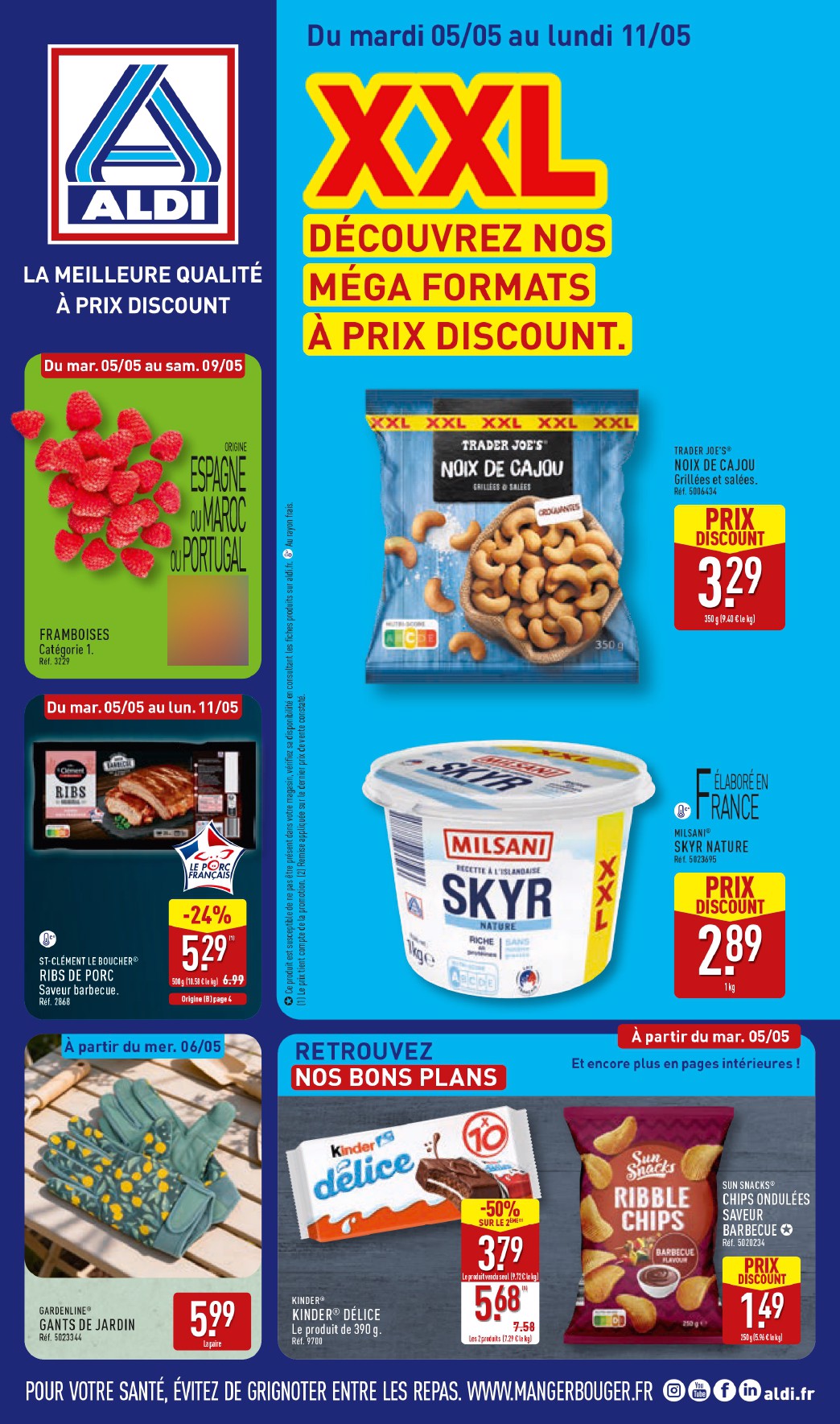 Flyer ALDI pour la semaine prochaine du du mardi 05/05/2026 au du lundi 11/05/2026