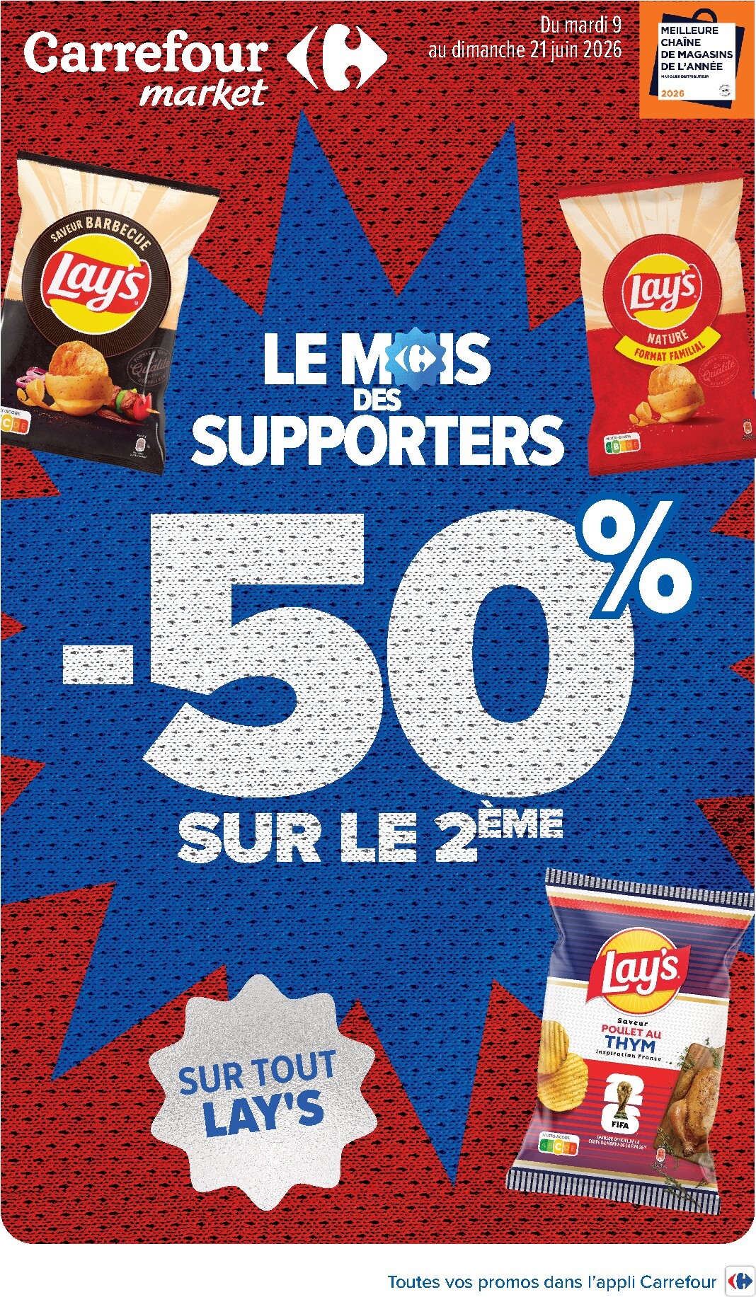 Flyer Carrefour Market pour la semaine prochaine du du mardi 09/06/2026 au du dimanche 21/06/2026