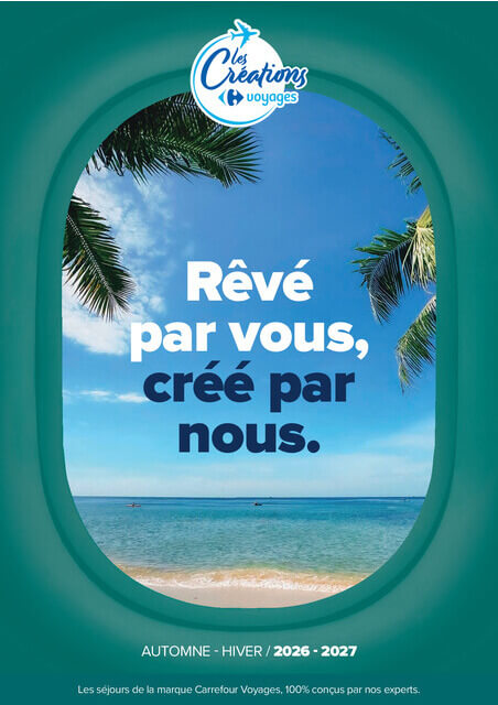 Current Carrefour Market - Séjours & Circuits leaflet valid from du vendredi 14/08/2026 to du vendredi 30/10/2026