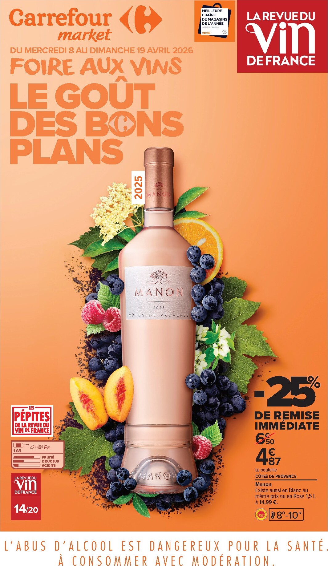 Catalogue Carrefour Market - Vins valable du 08/04/2026 au 19/04/2026