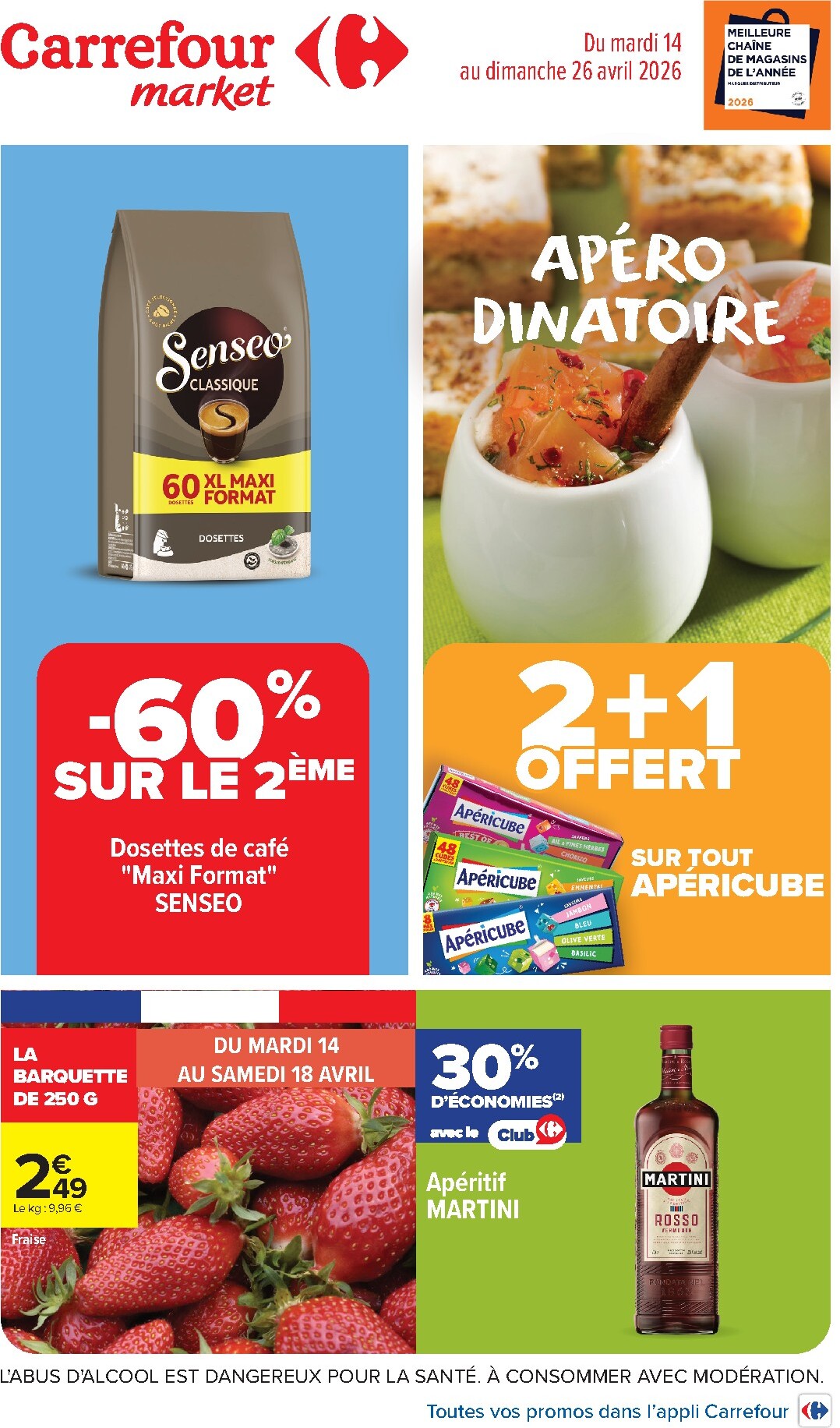 Prospectus Carrefour Market valide du du mardi 14/04/2026 au du dimanche 26/04/2026
