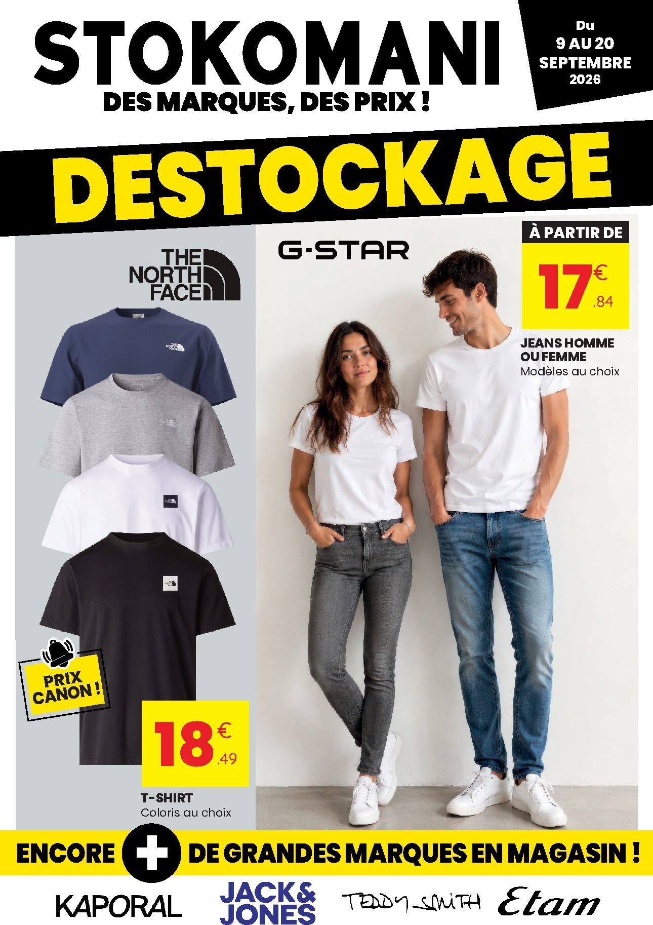 Current Stokomani leaflet valid from du mercredi 09/09/2026 to du dimanche 20/09/2026