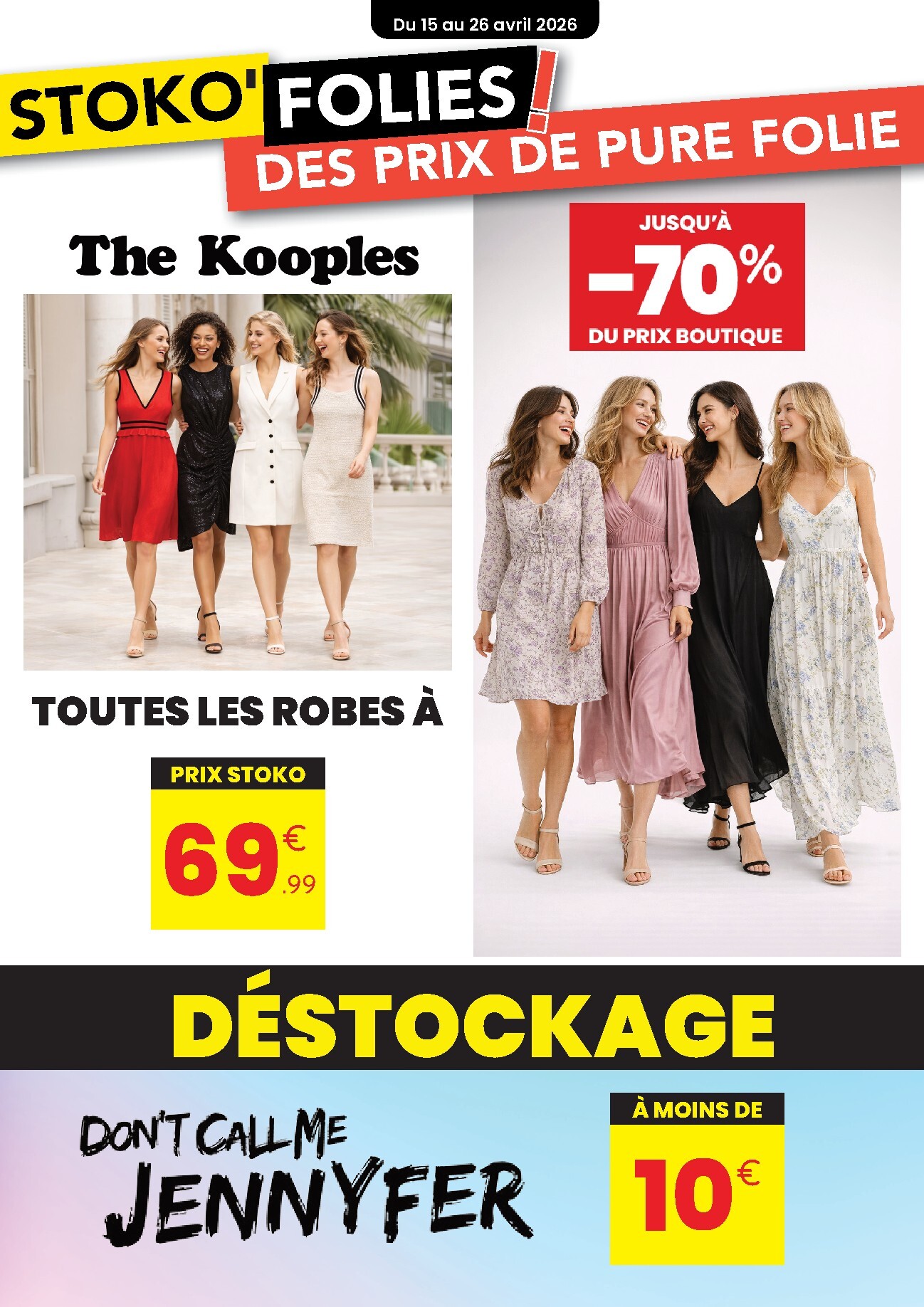 Current Stokomani - Textile leaflet valid from du mercredi 15/04/2026 to du dimanche 26/04/2026