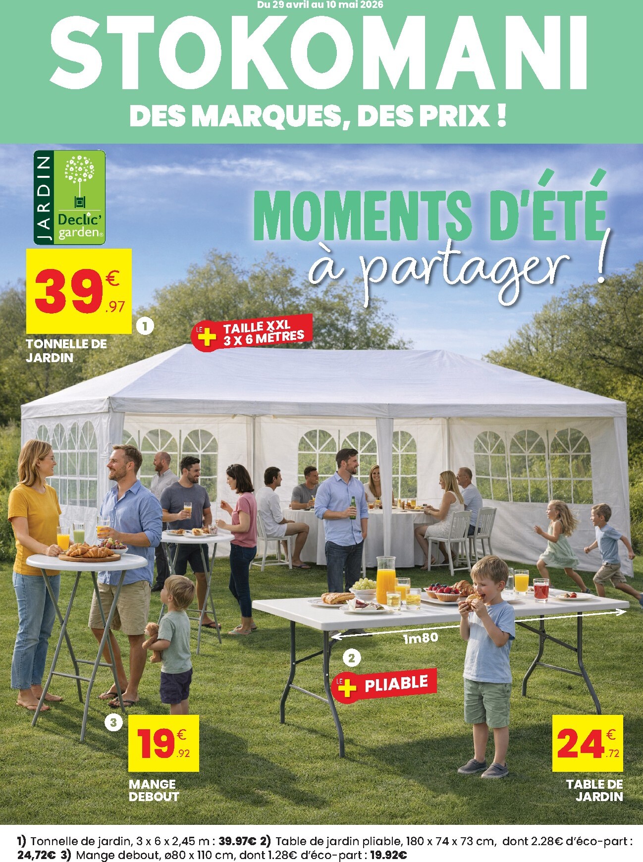 Prospectus Stokomani valide du du mercredi 29/04/2026 au du dimanche 10/05/2026