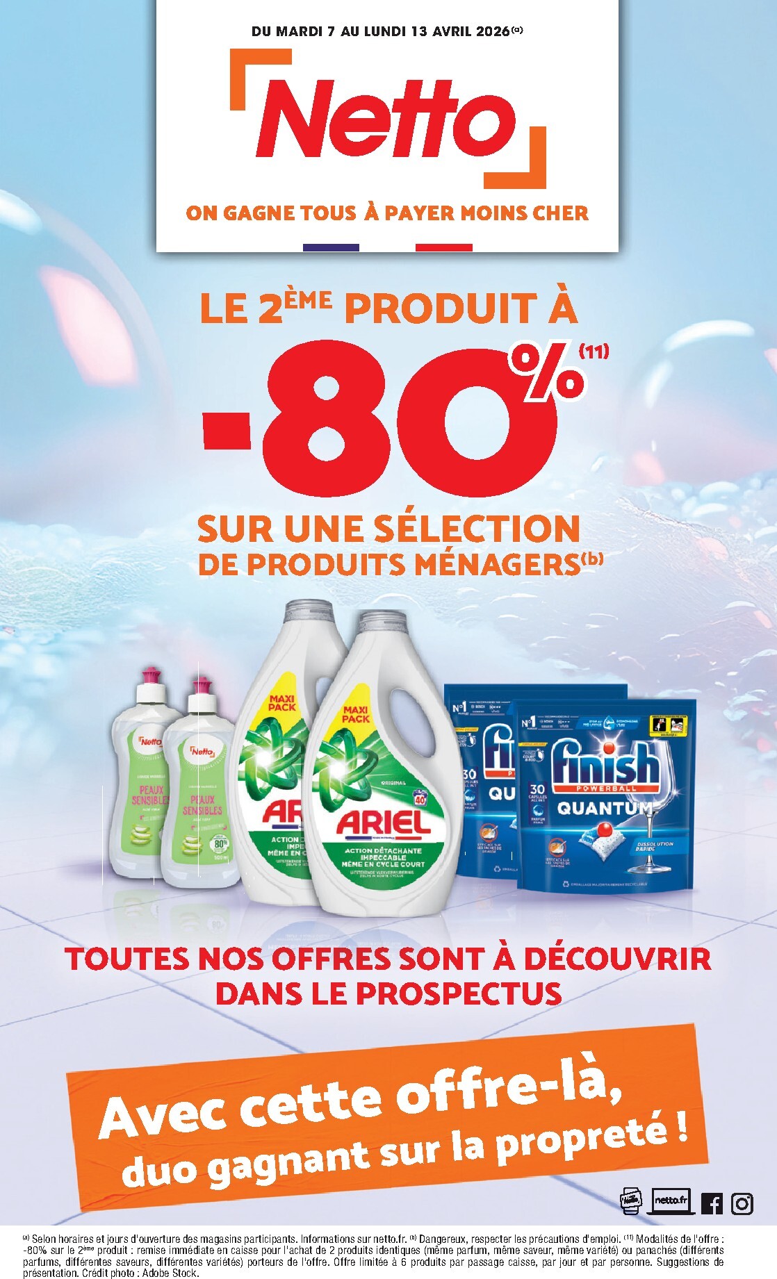 Catalogue Netto - Ménage de Printemps valable du 07/04/2026 au 13/04/2026