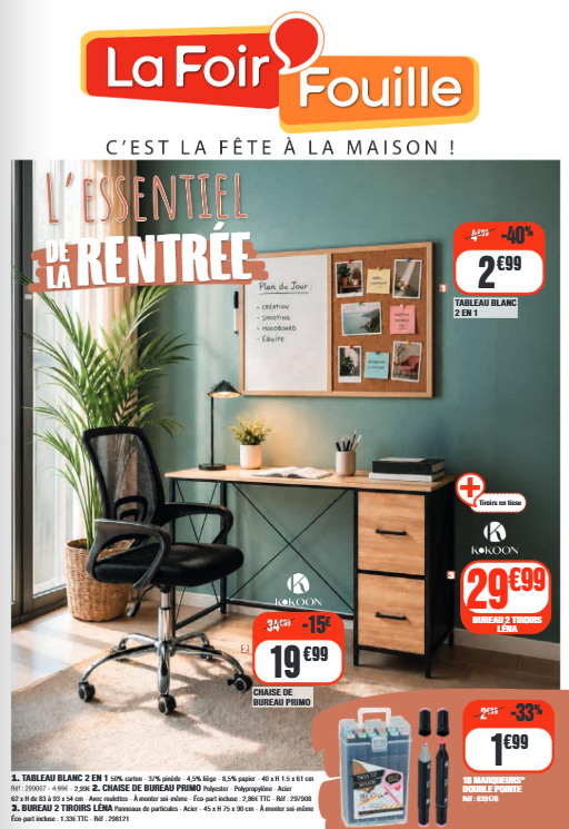 Current La Foir'Fouille leaflet valid from du lundi 17/08/2026 to du dimanche 30/08/2026