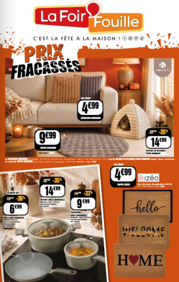 Current La Foir'Fouille leaflet valid from du lundi 26/10/2026 to du dimanche 01/11/2026