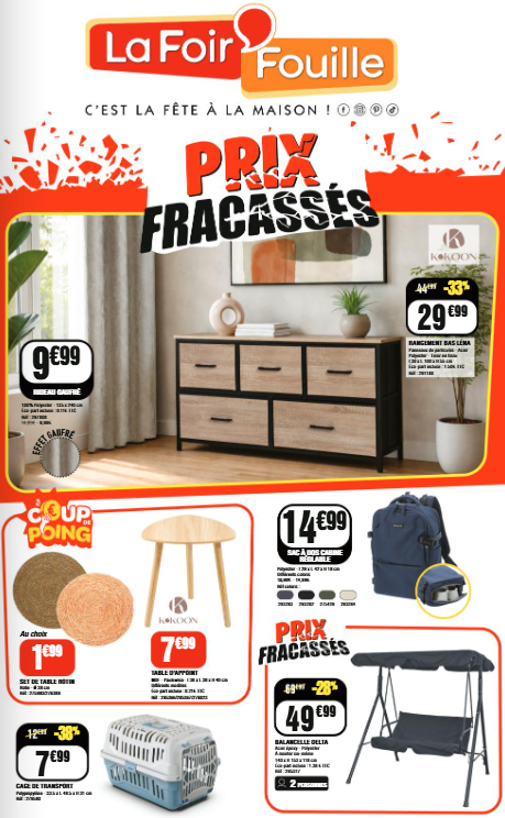 Current La Foir'Fouille leaflet valid from du lundi 27/04/2026 to du dimanche 10/05/2026