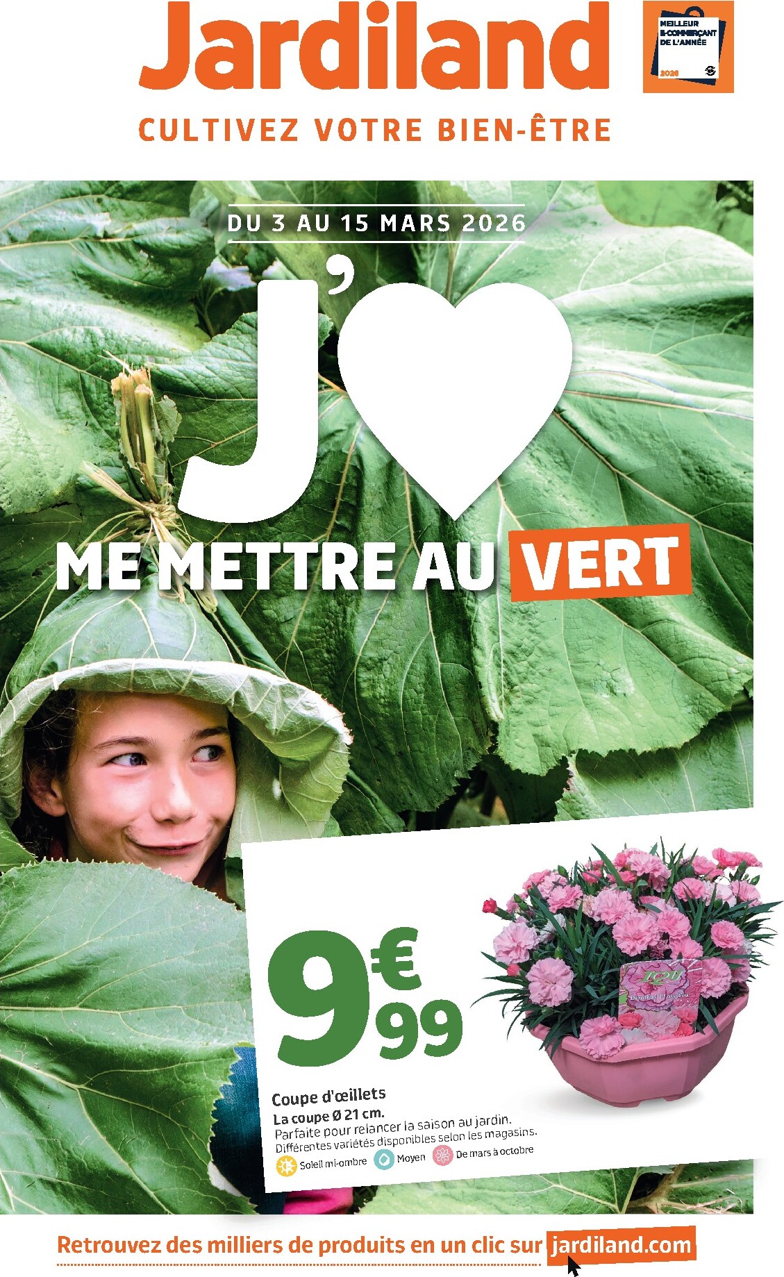 Catalogue Jardiland valable du 03/03/2026 au 15/03/2026