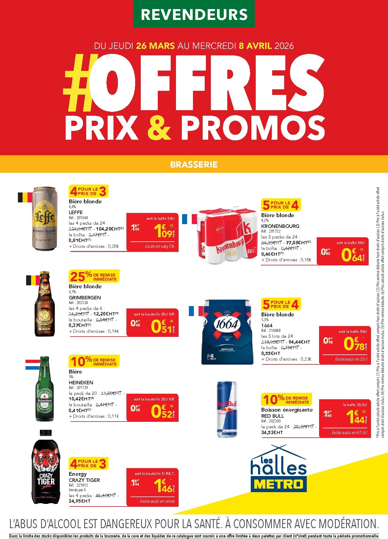 Catalogue Metro - Offres Prix & Promos Revendeurs valable du 26/03/2026 au 08/04/2026