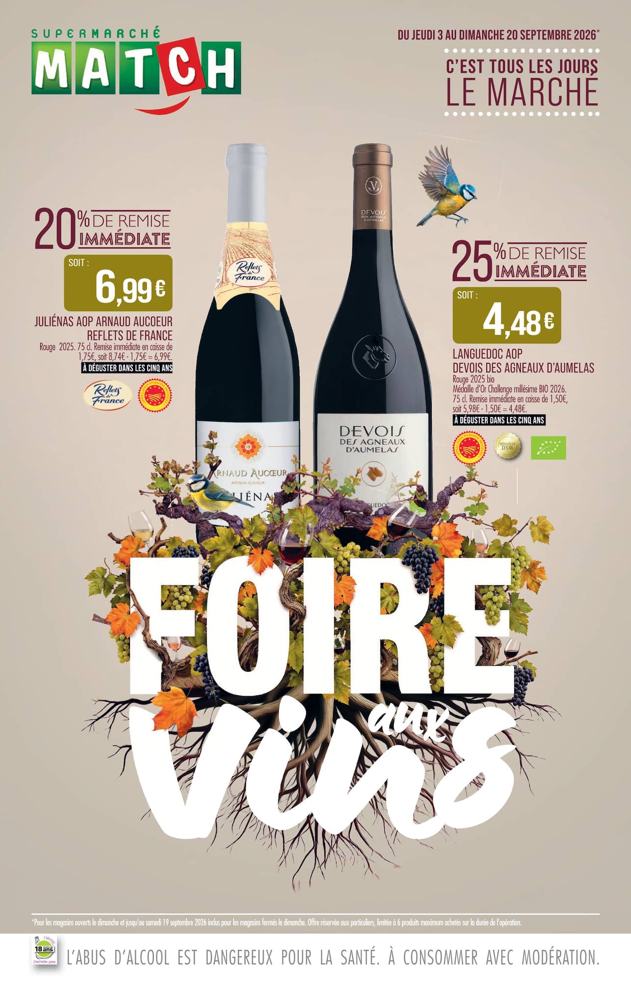 Current Match - C'est Tous Les Jours Le Marché leaflet valid from de jeudi 03/09/2026 to du dimanche 20/09/2026