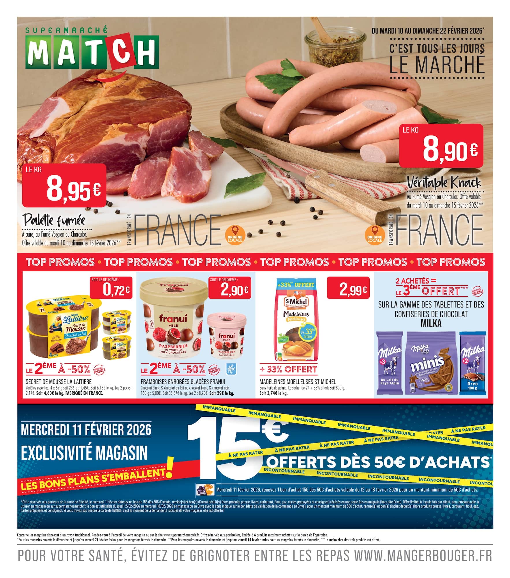 Catalogue Match valable du 10/02/2026 au 22/02/2026