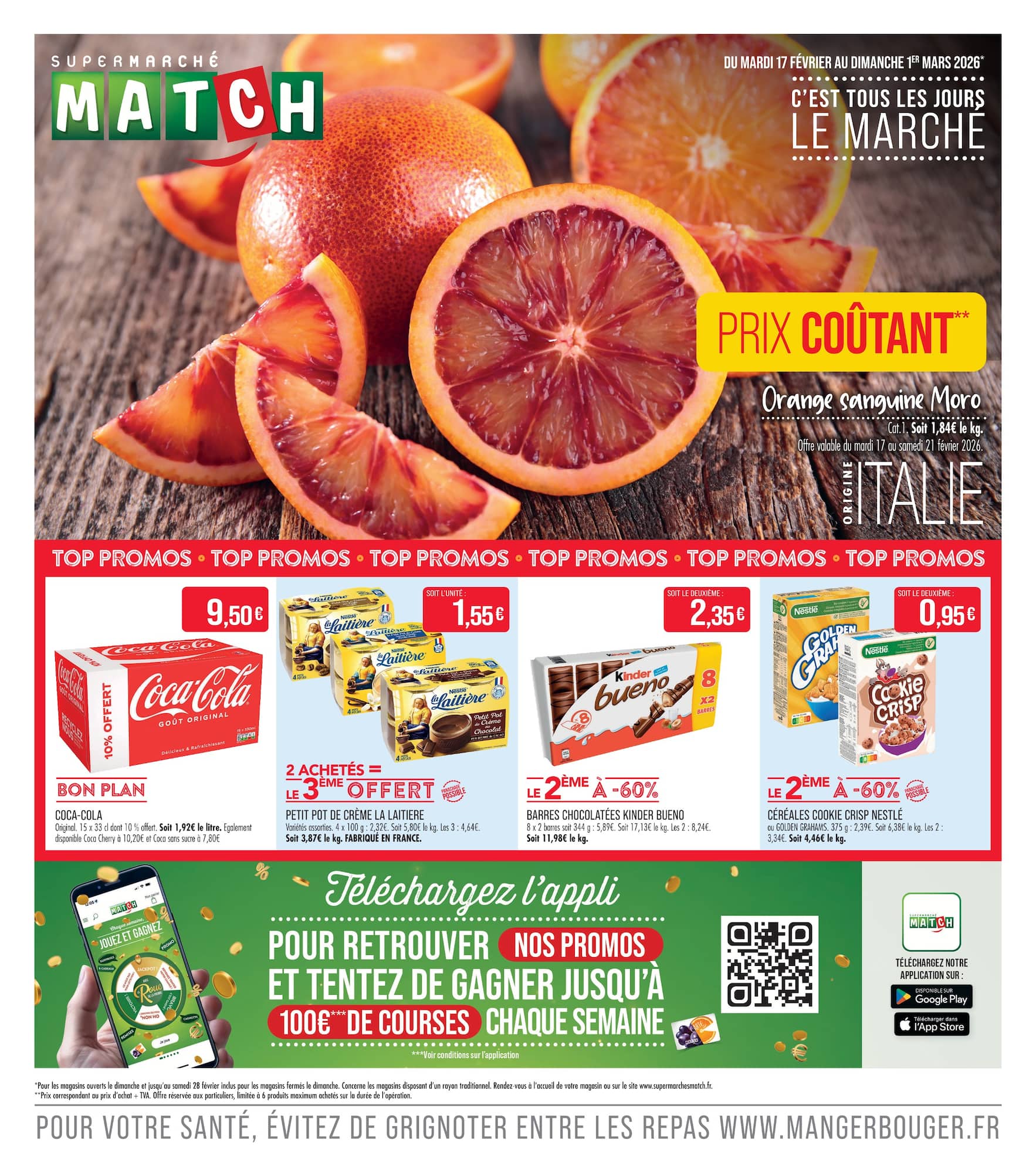 Catalogue Match valable du 17/02/2026 au 01/03/2026