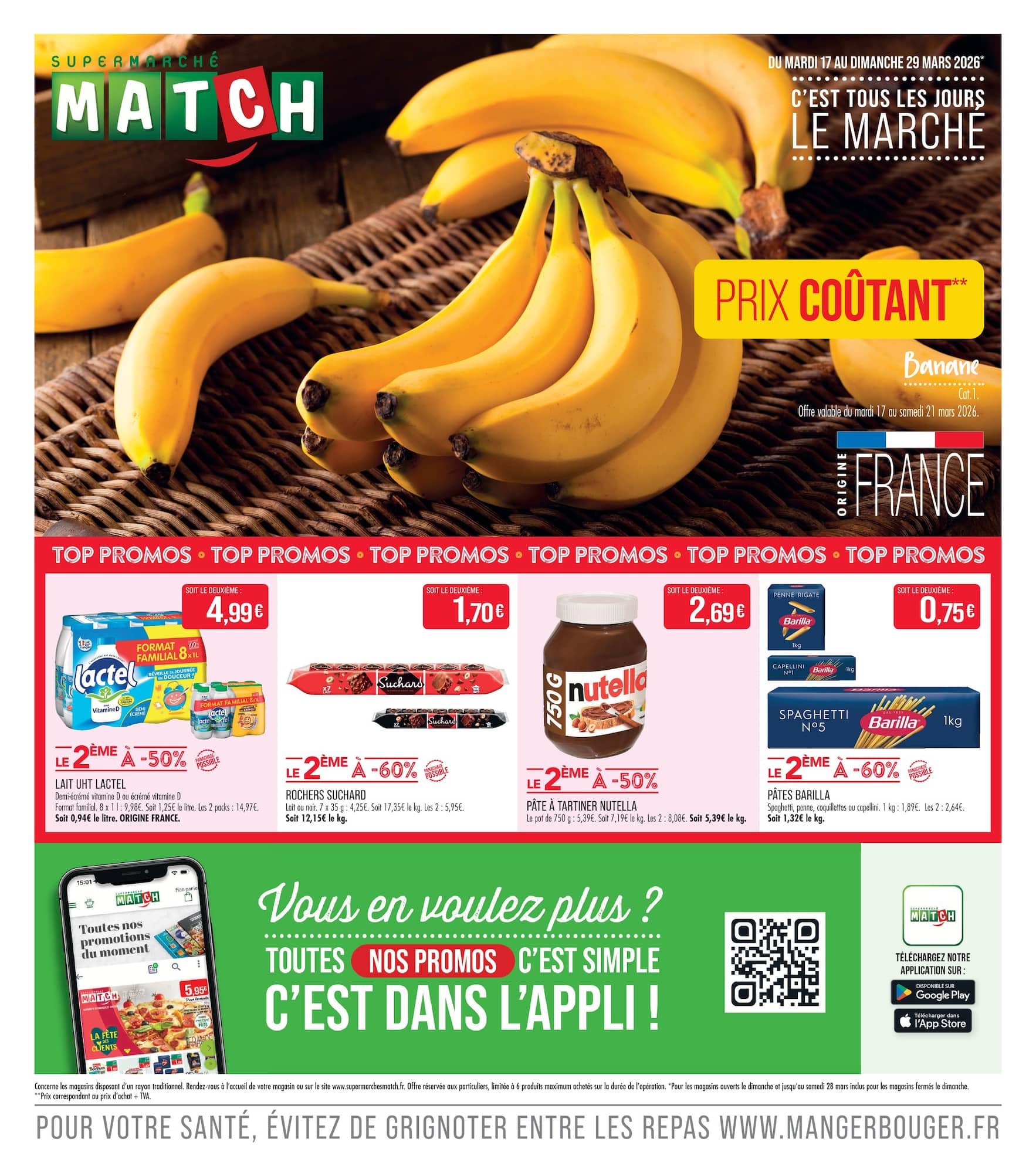 Catalogue Match valable du 17/03/2026 au 29/03/2026