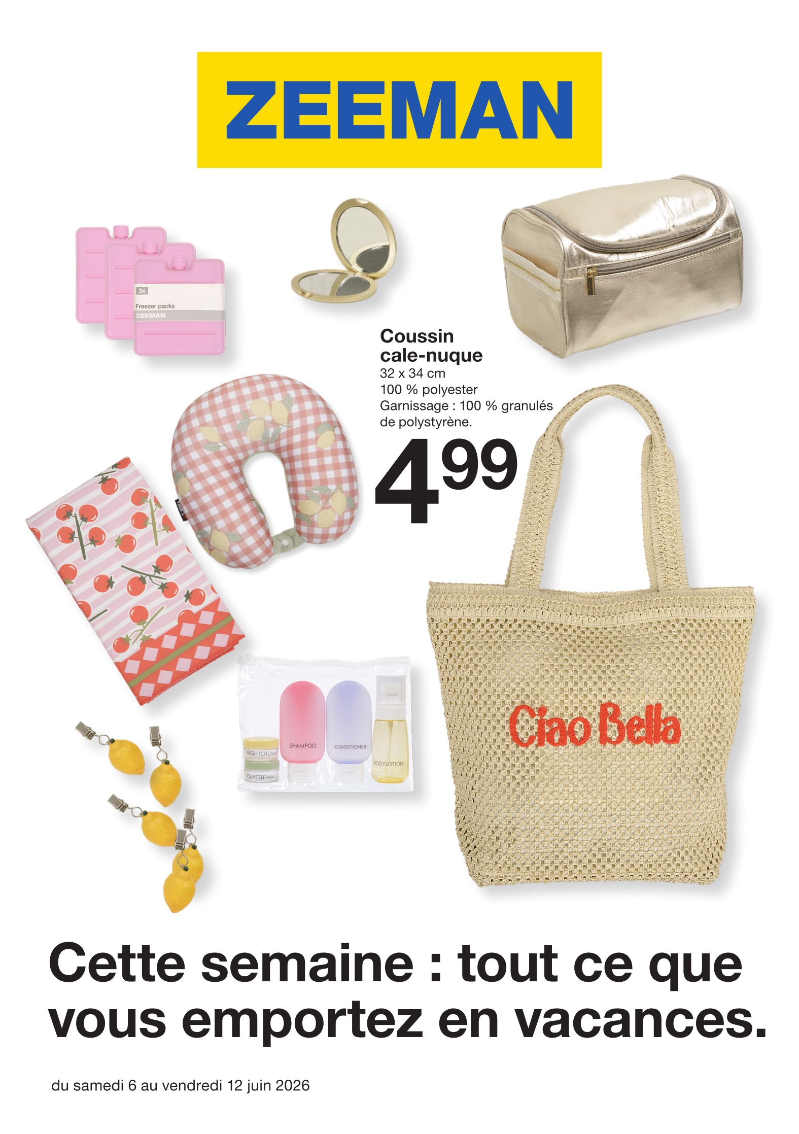 Flyer Zeeman pour la semaine prochaine du du samedi 06/06/2026 au du vendredi 12/06/2026