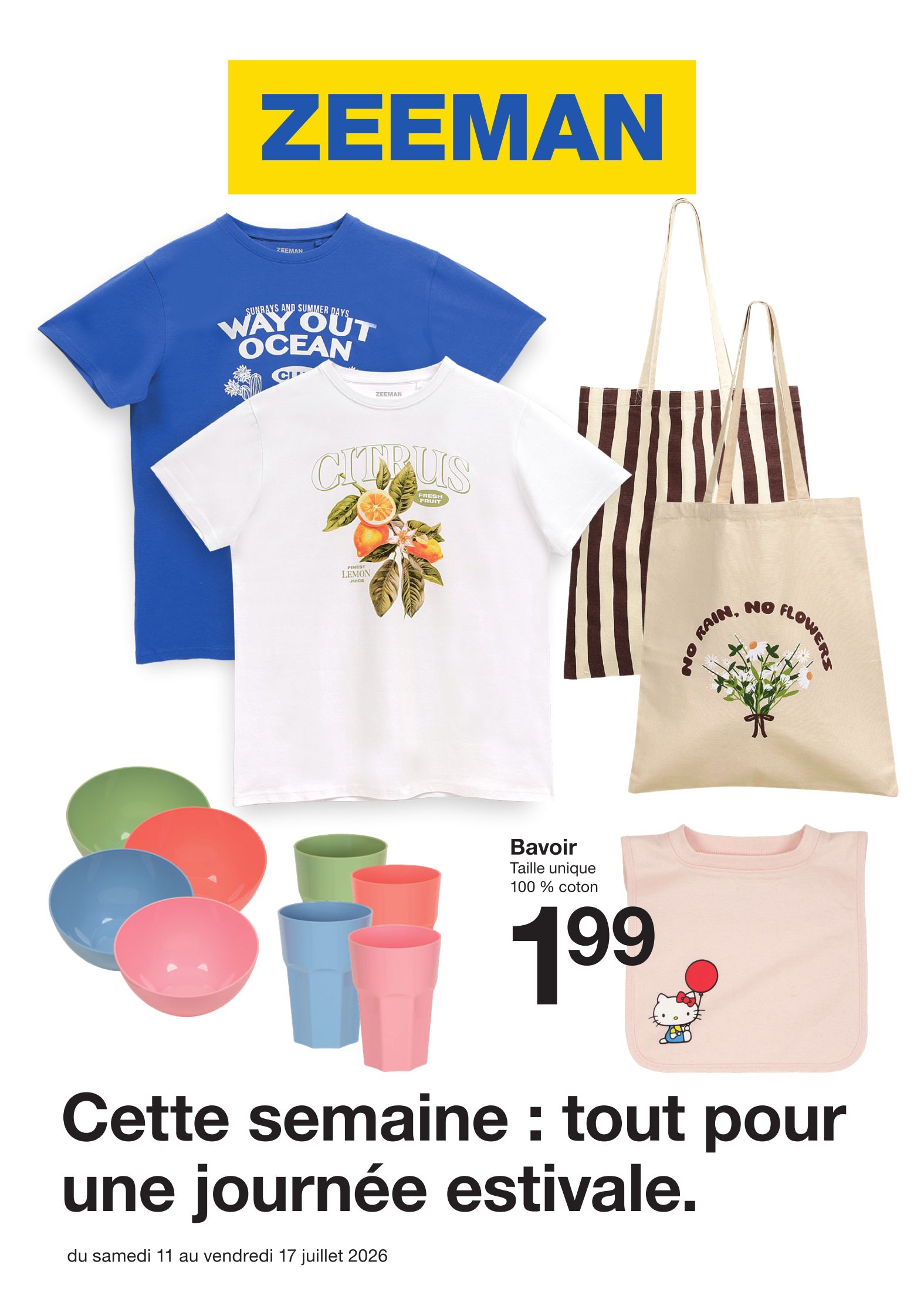 Current Zeeman leaflet valid from du samedi 11/07/2026 to du vendredi 17/07/2026