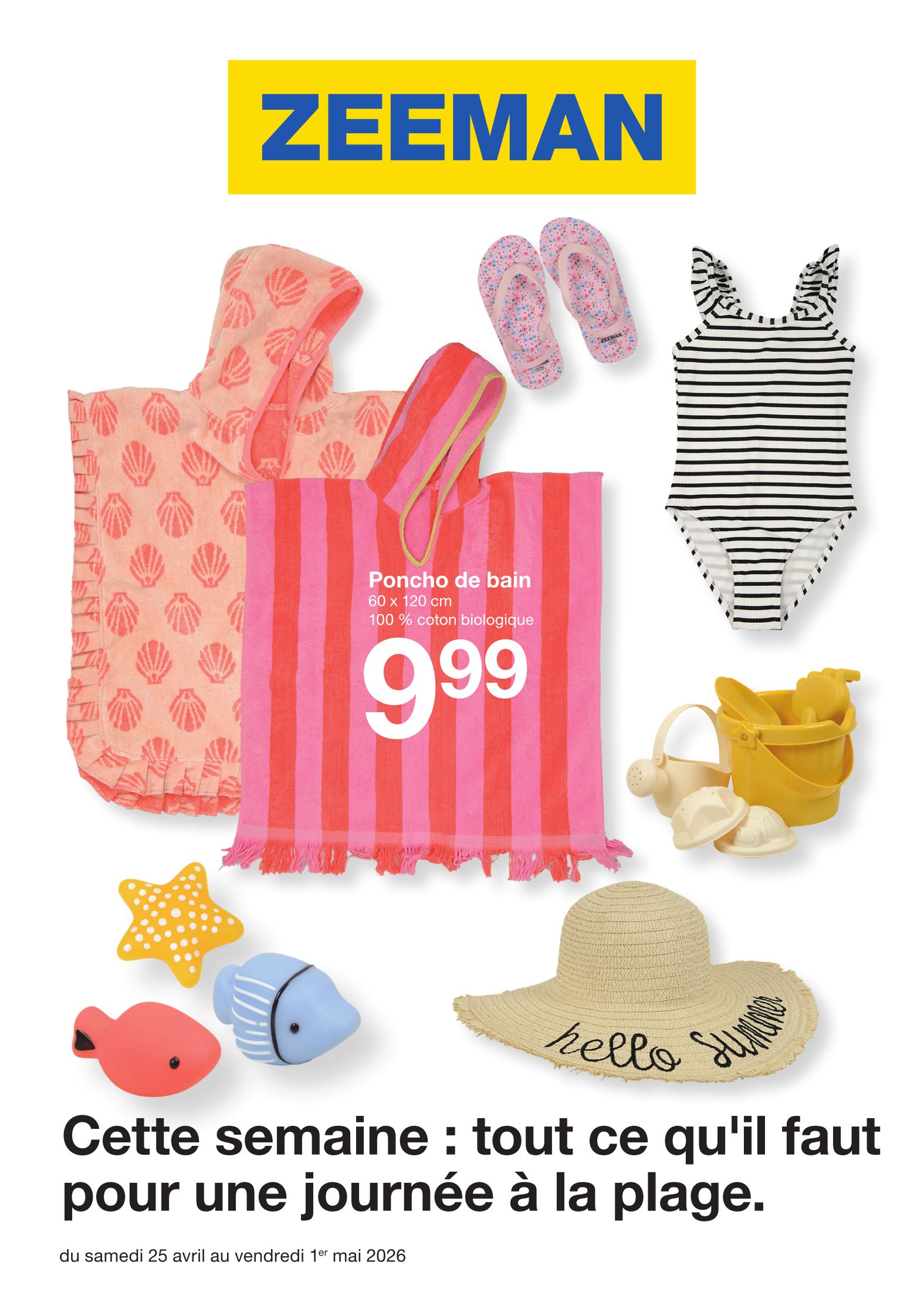 Catalogue Zeeman valable du 25/04/2026 au 01/05/2026