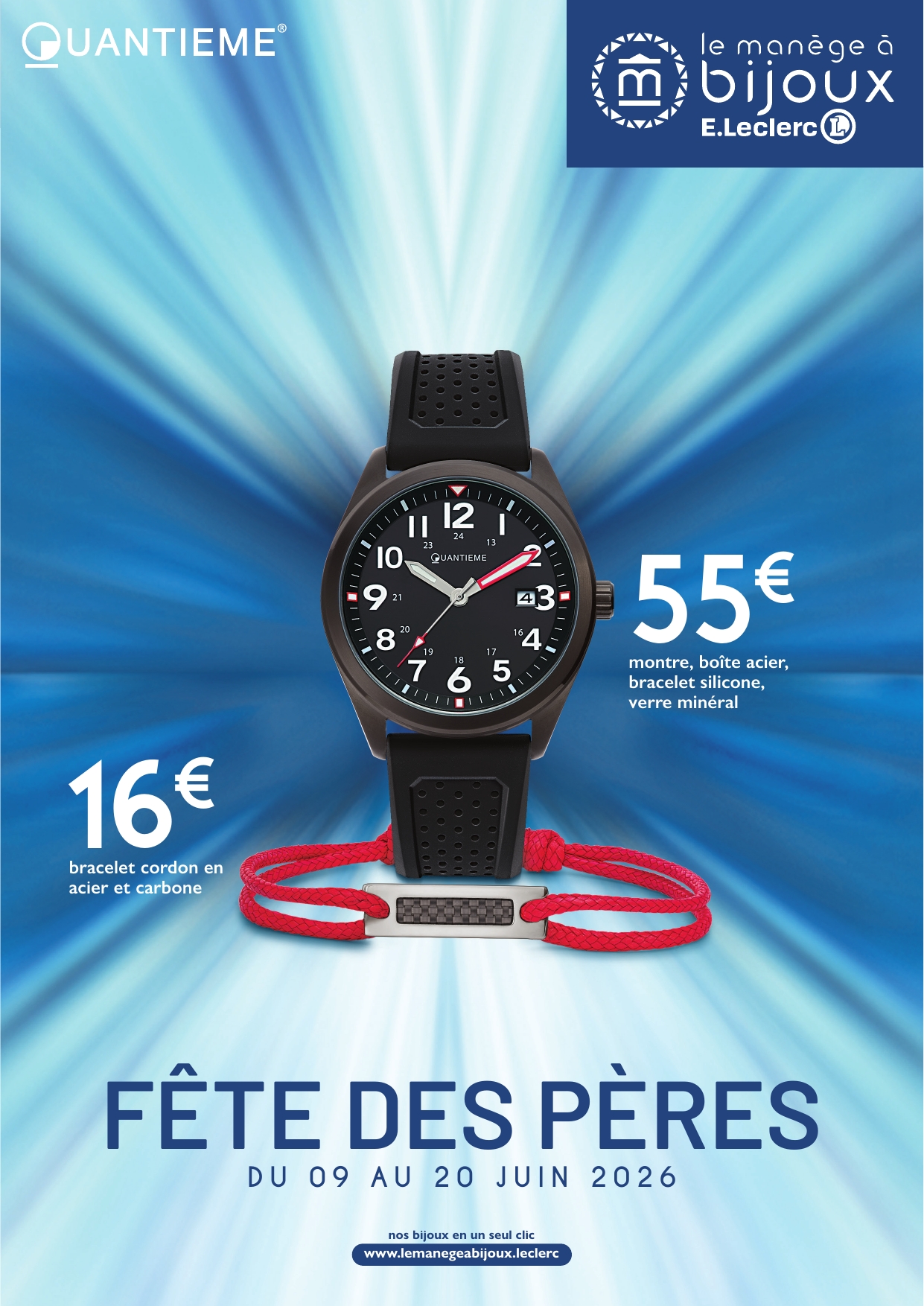 Flyer E.Leclerc - Fete des Peres pour la semaine prochaine du du mardi 09/06/2026 au du samedi 20/06/2026