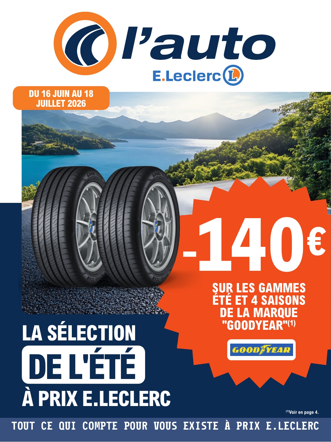Flyer E.Leclerc - L'auto pour la semaine prochaine du du mardi 16/06/2026 au du samedi 18/07/2026