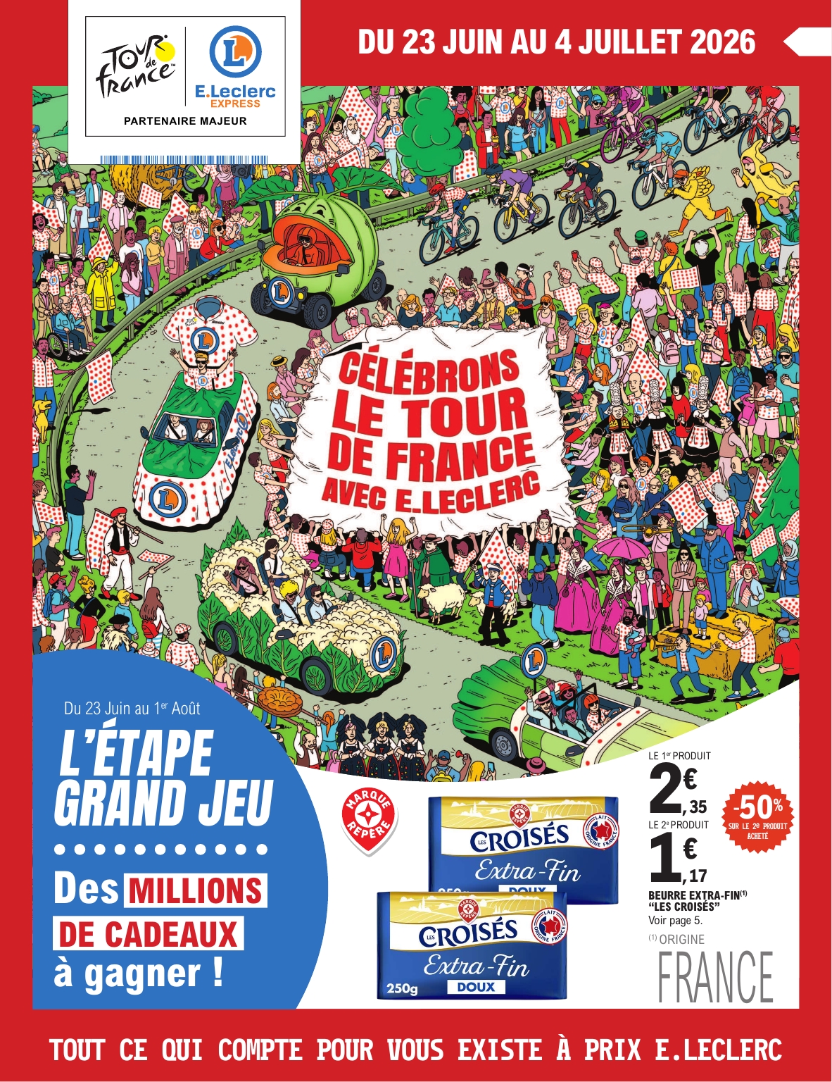 Flyer E.Leclerc - Express pour la semaine prochaine du du mardi 23/06/2026 au du samedi 04/07/2026