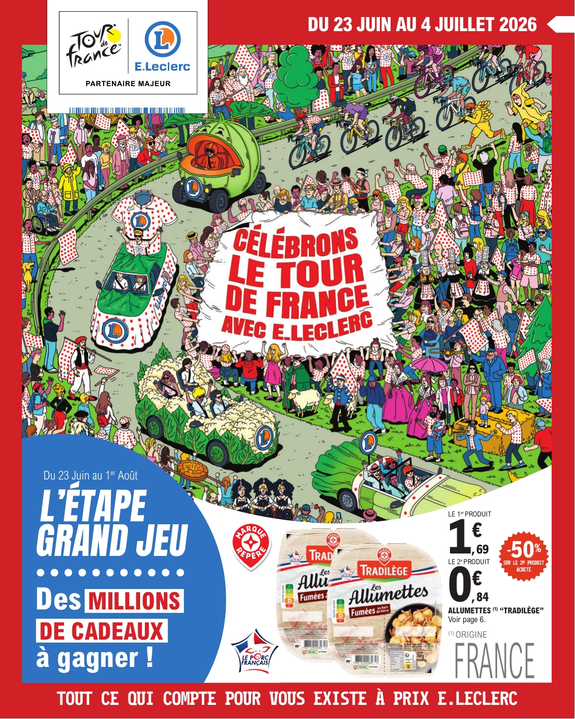 Flyer E.Leclerc pour la semaine prochaine du du mardi 23/06/2026 au du samedi 04/07/2026