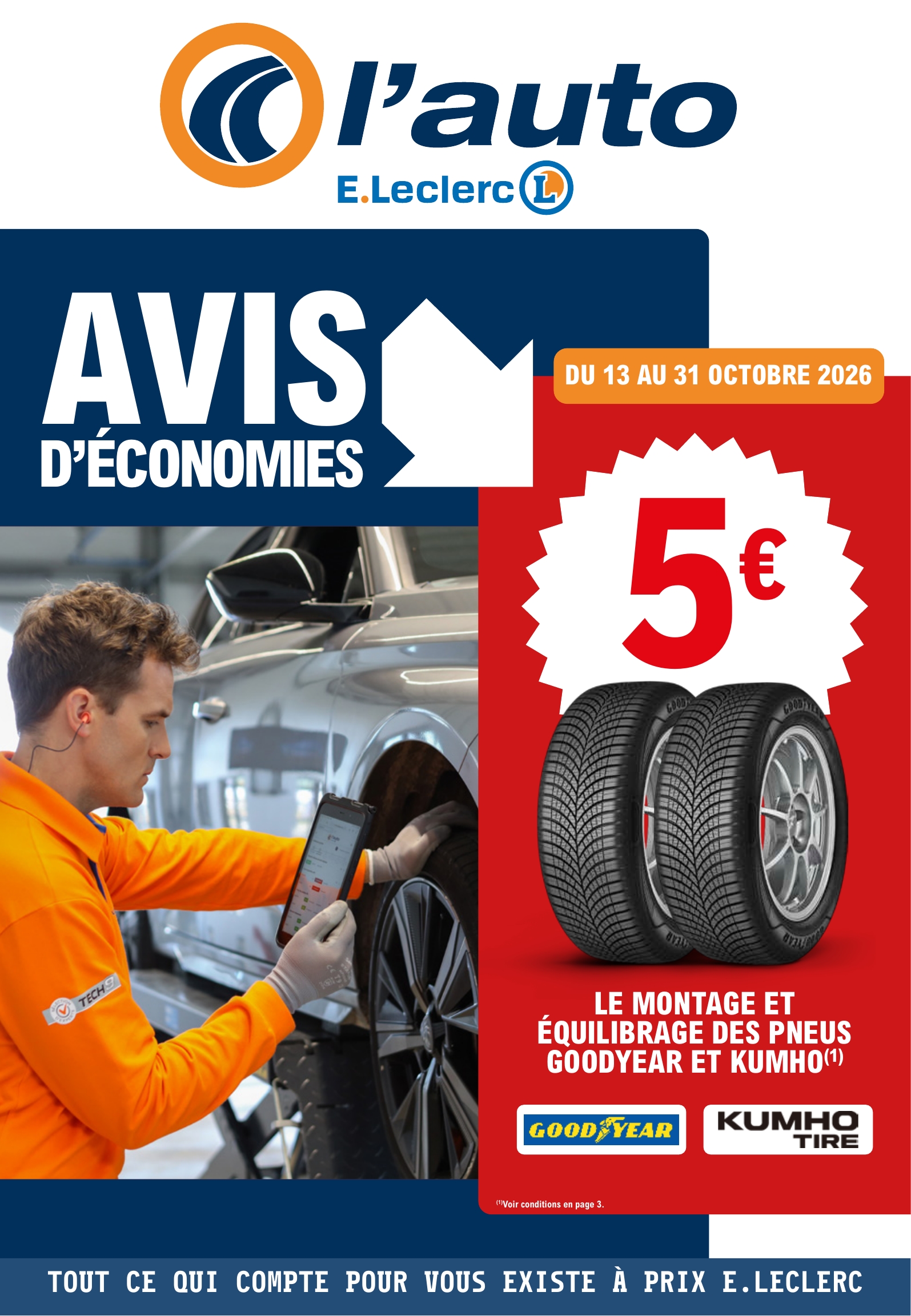 Flyer E.Leclerc - L'Auto pour la semaine prochaine du du mardi 13/10/2026 au du samedi 31/10/2026