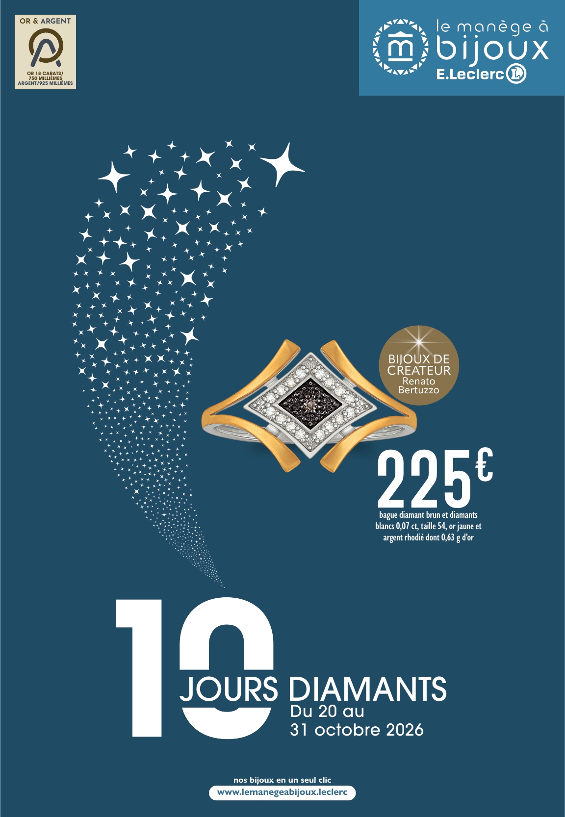 Flyer E.Leclerc - Bijoux pour la semaine prochaine du du mardi 20/10/2026 au du samedi 31/10/2026