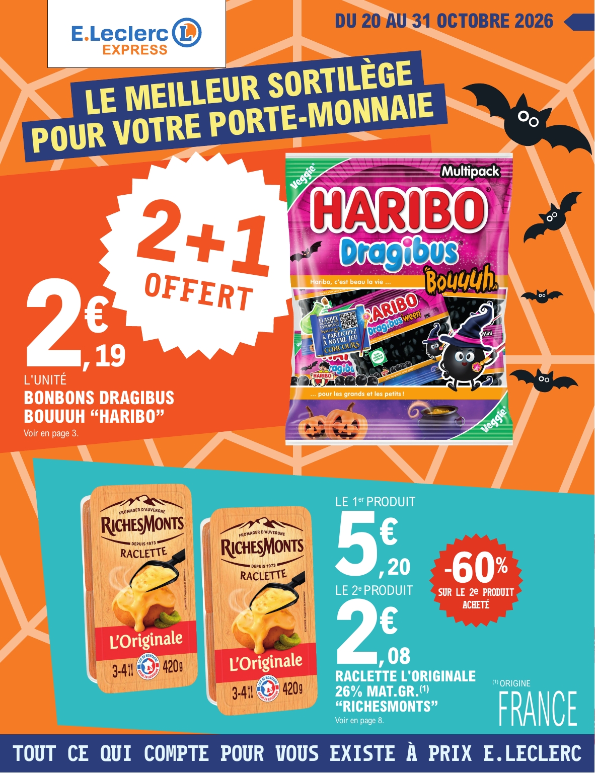 Flyer E.Leclerc - Express pour la semaine prochaine du du mardi 20/10/2026 au du samedi 31/10/2026