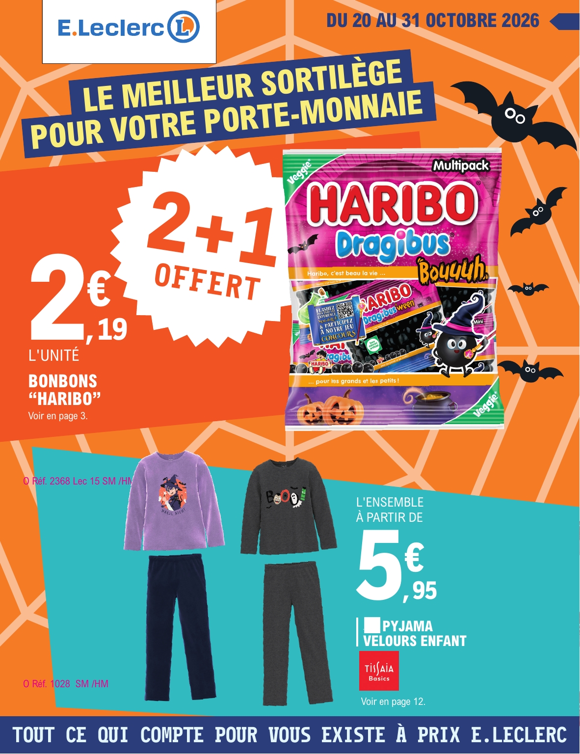 Current E.Leclerc leaflet valid from du mardi 20/10/2026 to du samedi 31/10/2026