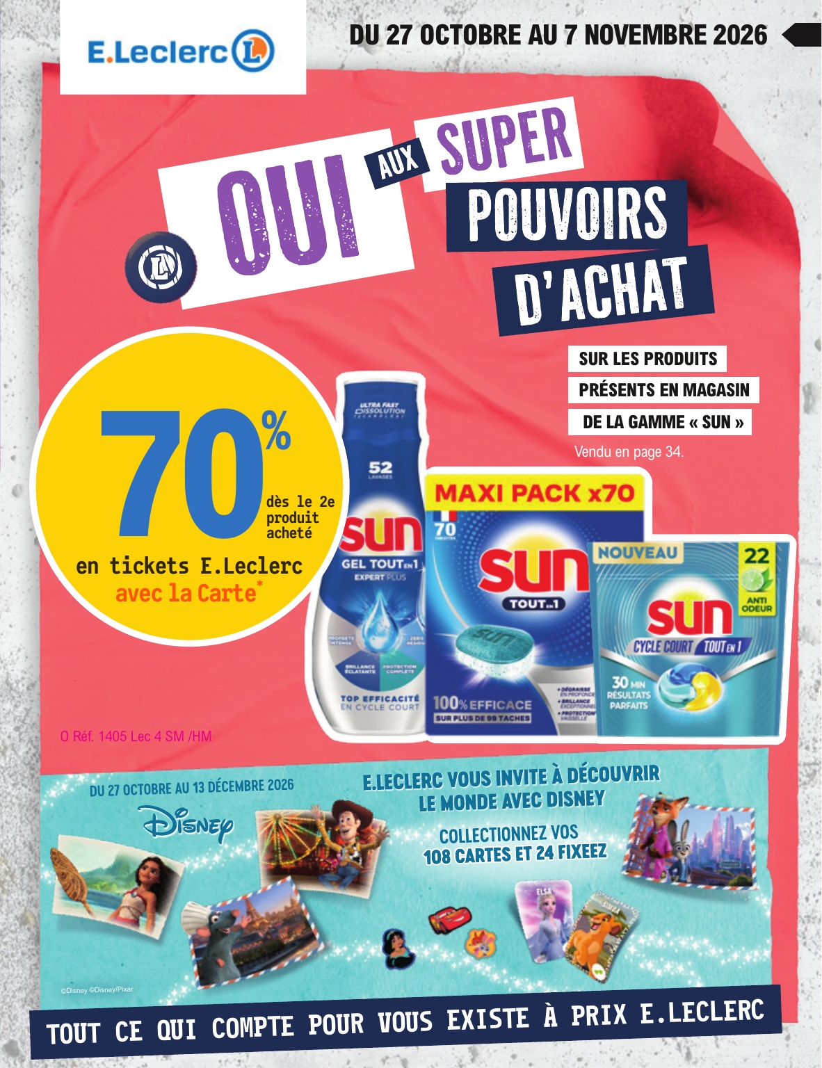 Flyer E.Leclerc pour la semaine prochaine du du mardi 27/10/2026 au du samedi 07/11/2026