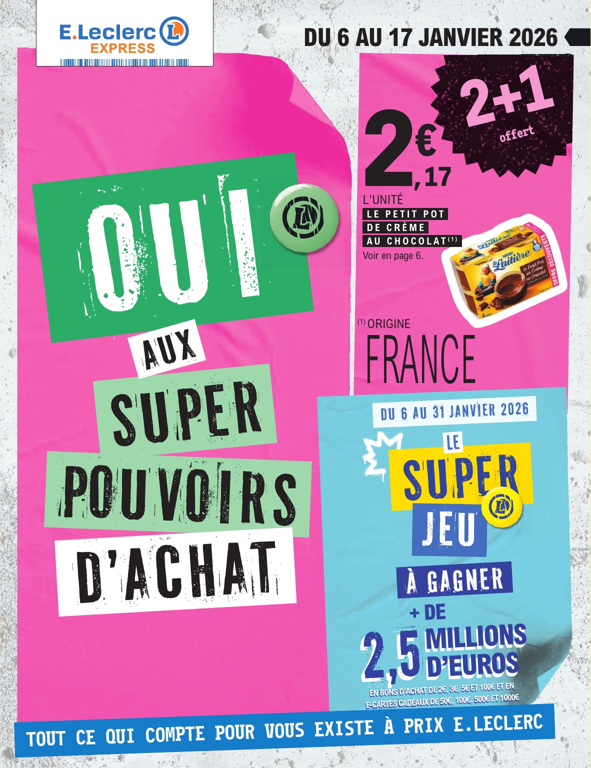 Découvrez les meilleures promotions chez Carrefour, LIDL, et Auchan ! Profitez dès aujourd'hui, 2026-01-07, de ces incroyables offres et découvrez les dernières promotions et réductions