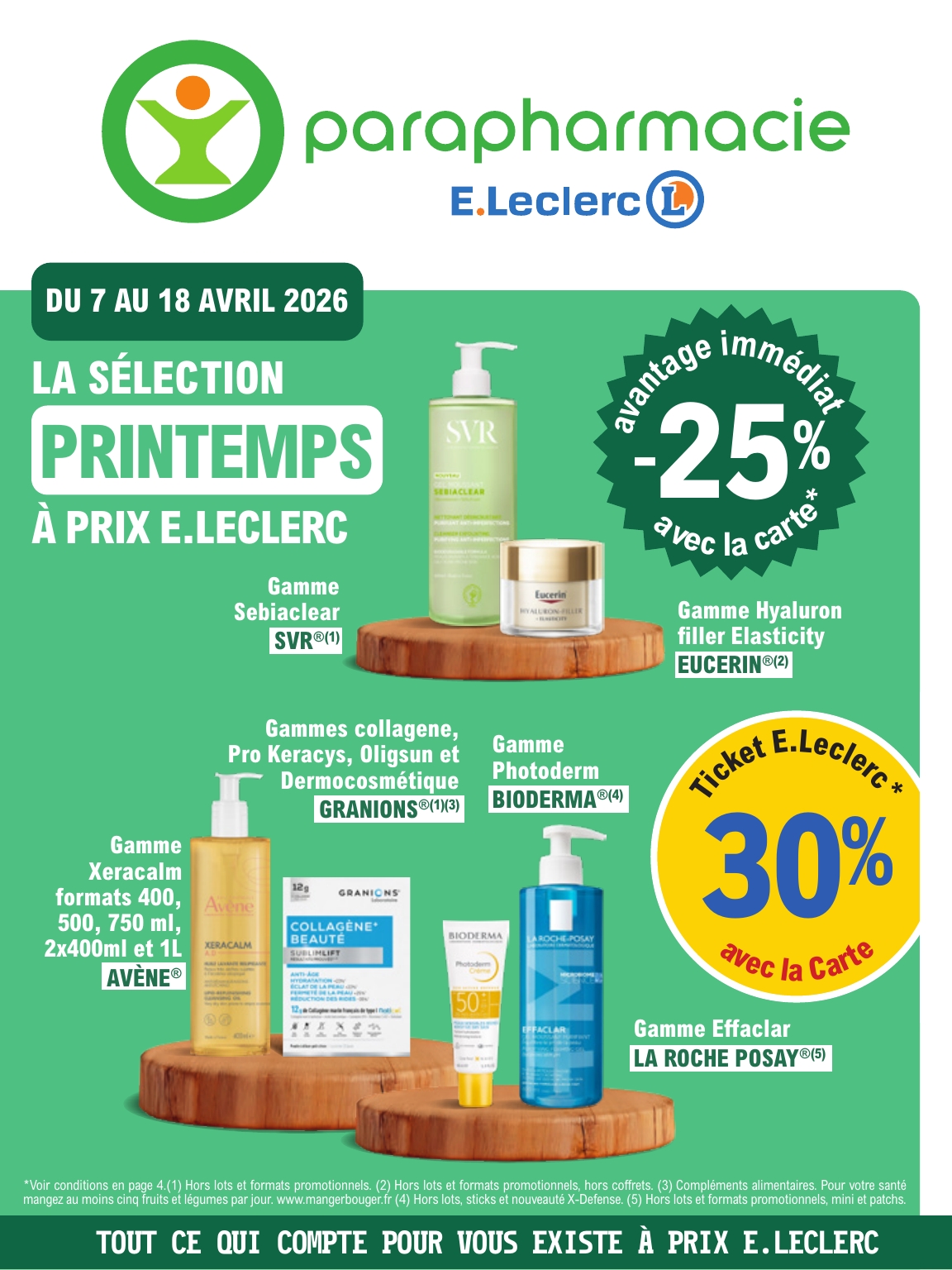 Catalogue E.Leclerc - Parapharmacie valable du 07/04/2026 au 18/04/2026