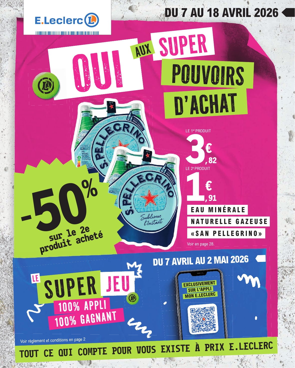 Catalogue E.Leclerc valable du 07/04/2026 au 18/04/2026