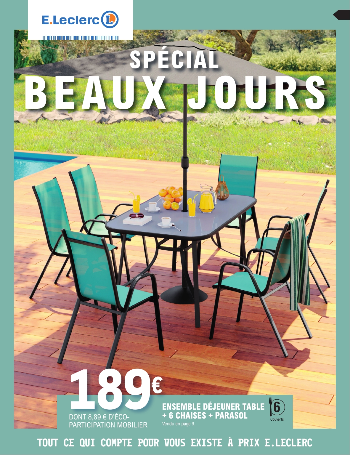 Flyer E.Leclerc - Beaux Jours pour la semaine prochaine du du mardi 21/04/2026 au du samedi 09/05/2026