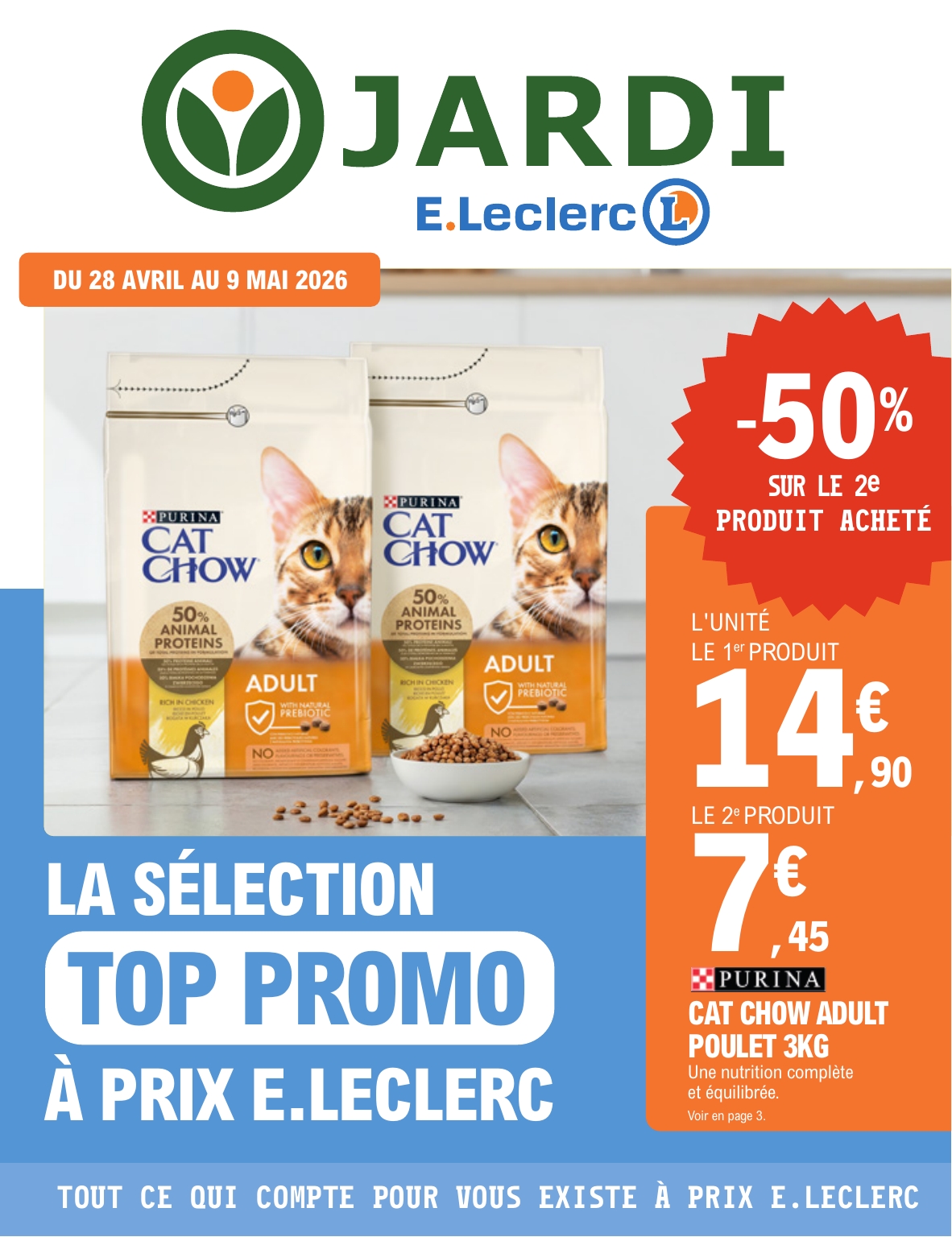 Flyer E.Leclerc - Jardi pour la semaine prochaine du du mardi 28/04/2026 au du samedi 09/05/2026