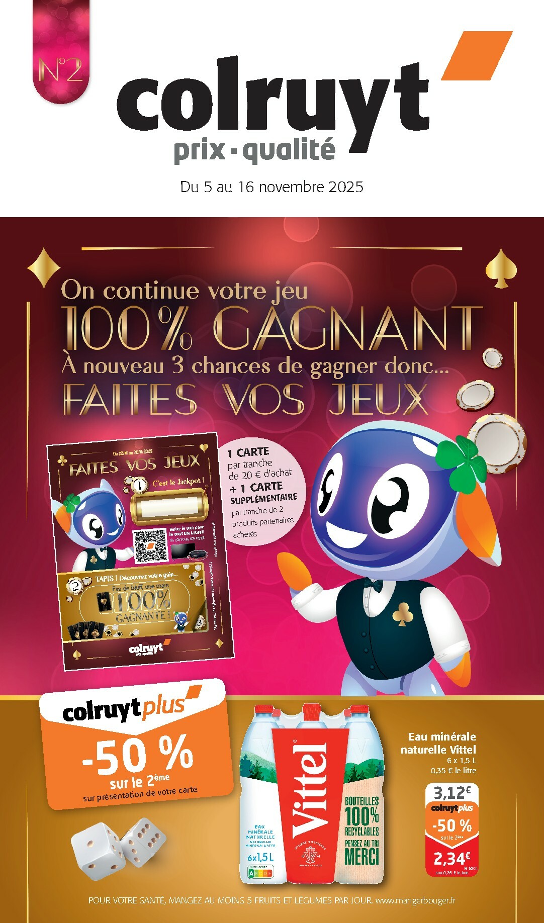 Catalogue Colruyt valable du 05/11 au 16/11