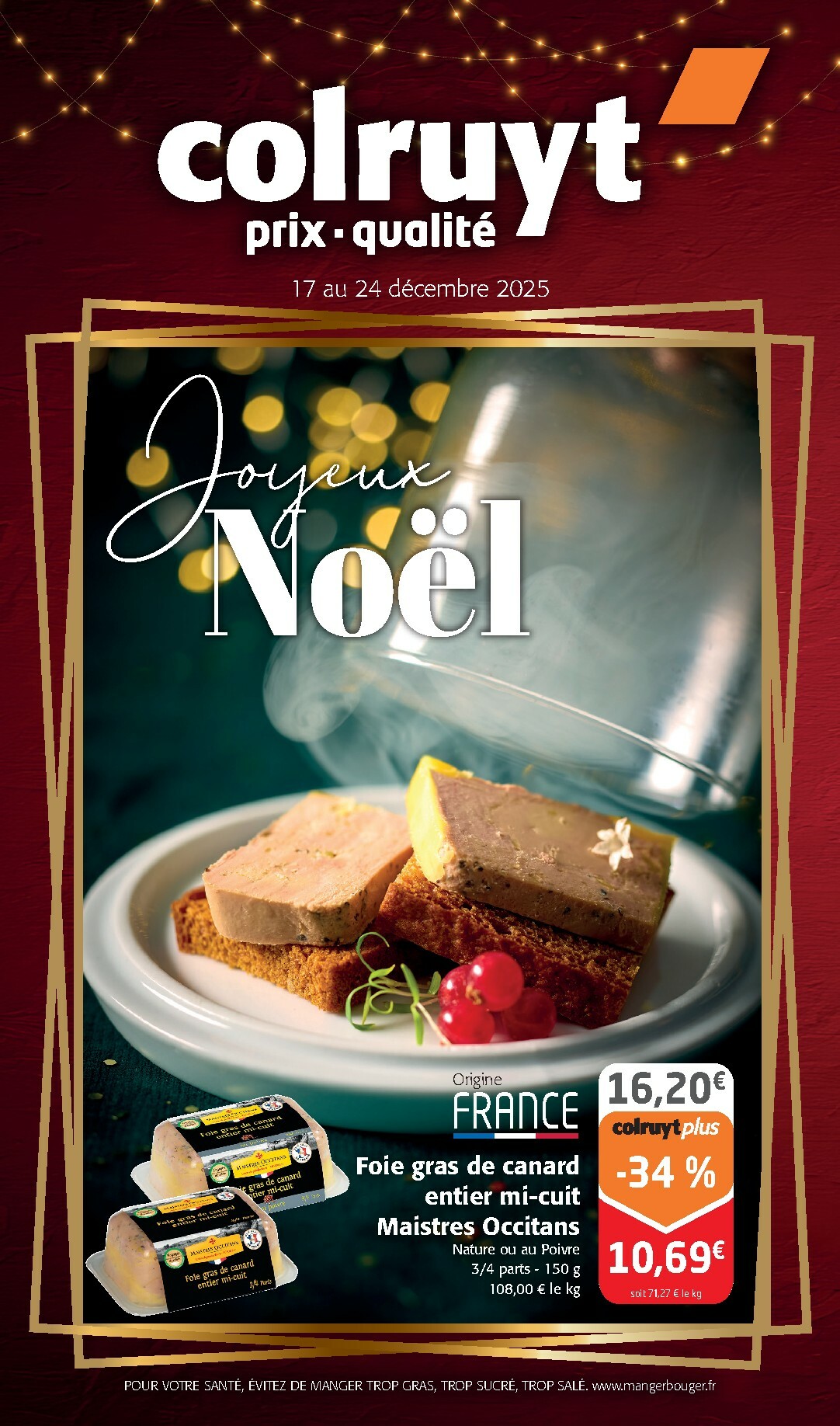 Catalogue Colruyt - Joyeux Noël valable du 17/12 au 24/12