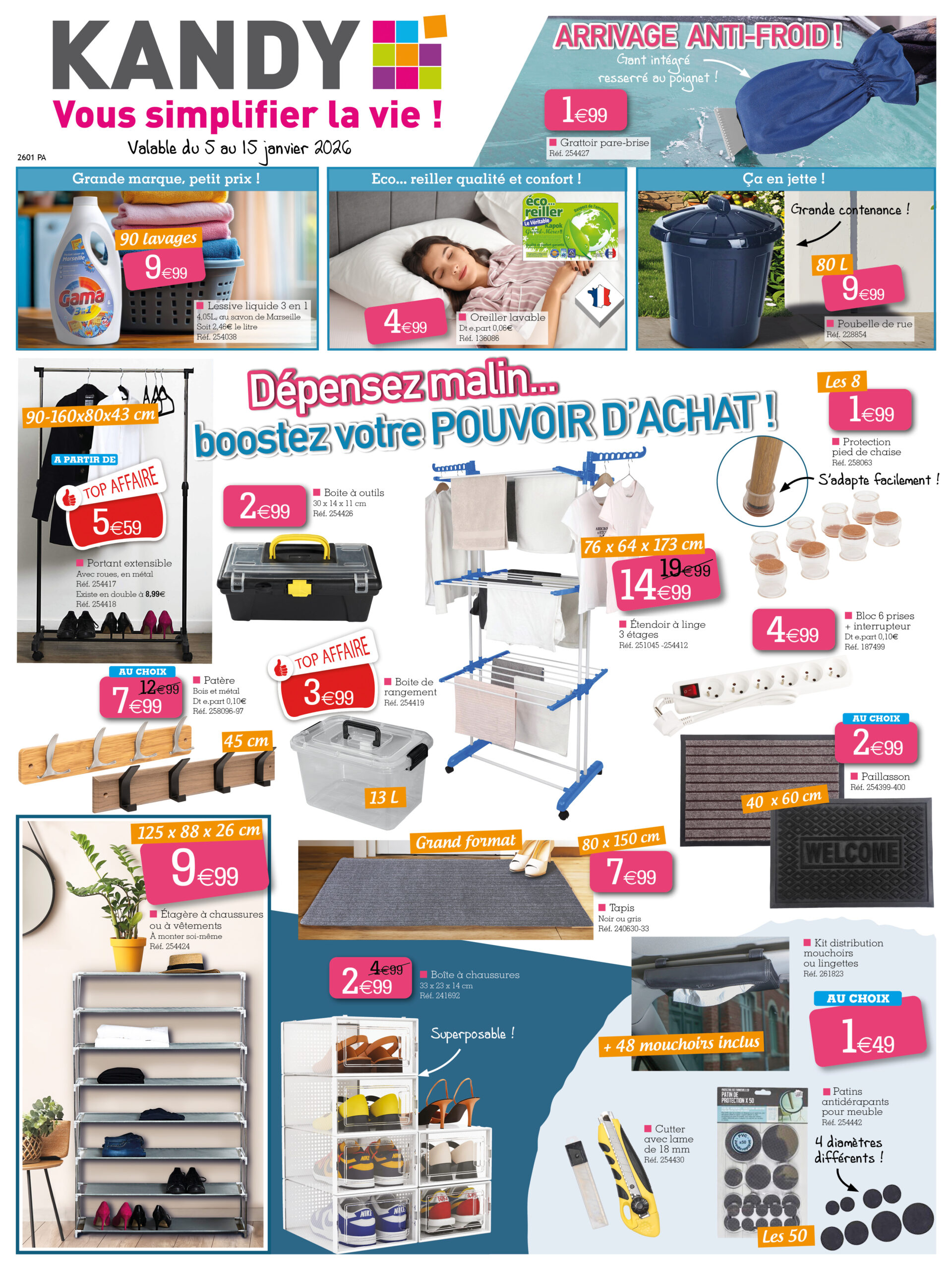 Catalogue Kandy valable du 05/01 au 15/01