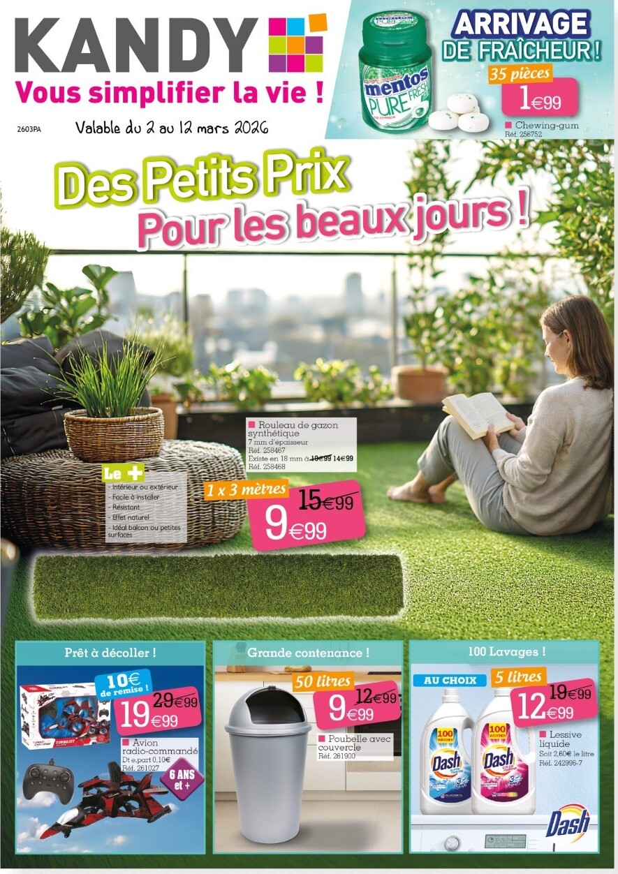 Catalogue Kandy valable du 02/03/2026 au 12/03/2026