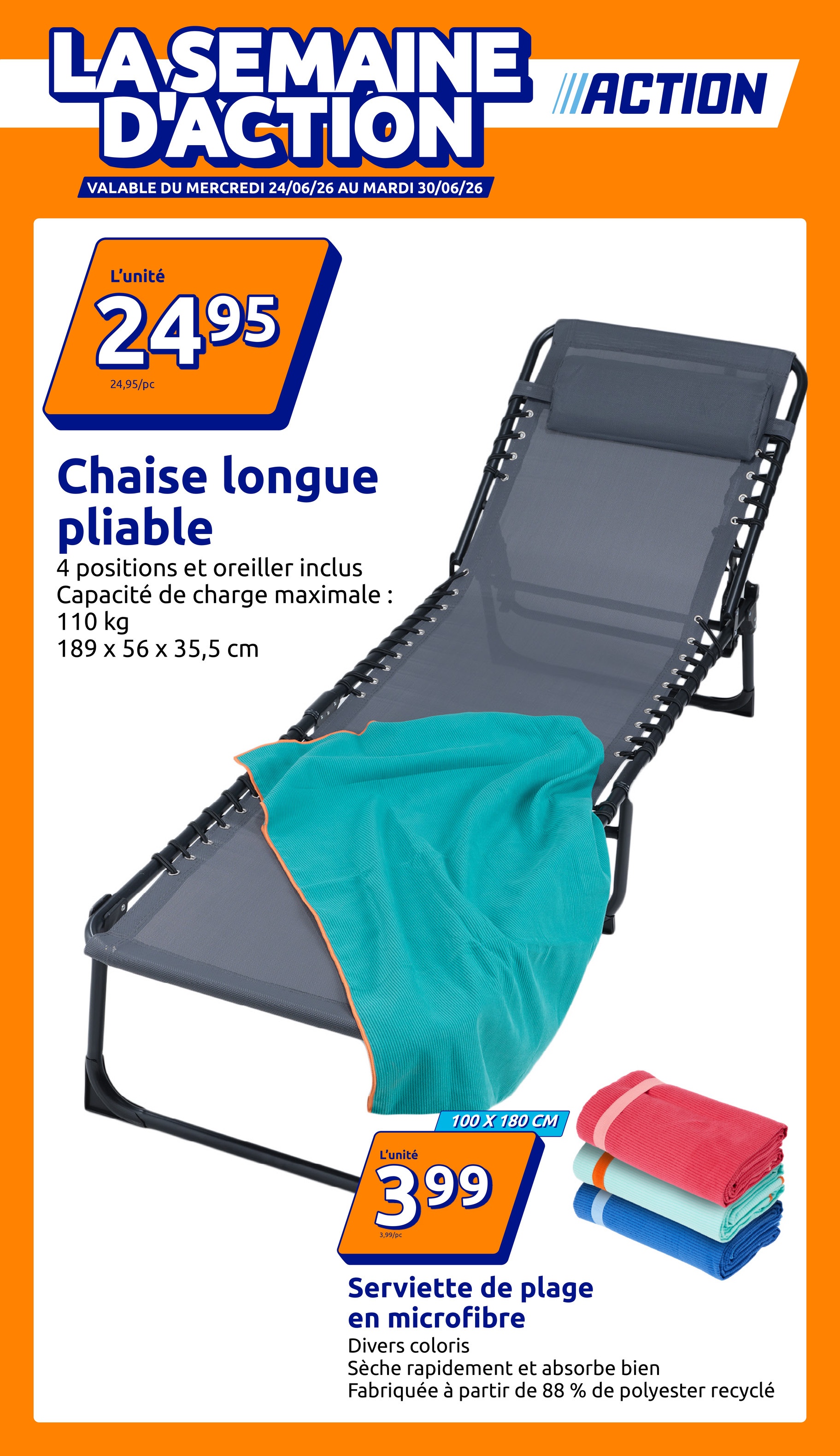Current Action leaflet valid from du mercredi 24/06/2026 to du mardi 30/06/2026