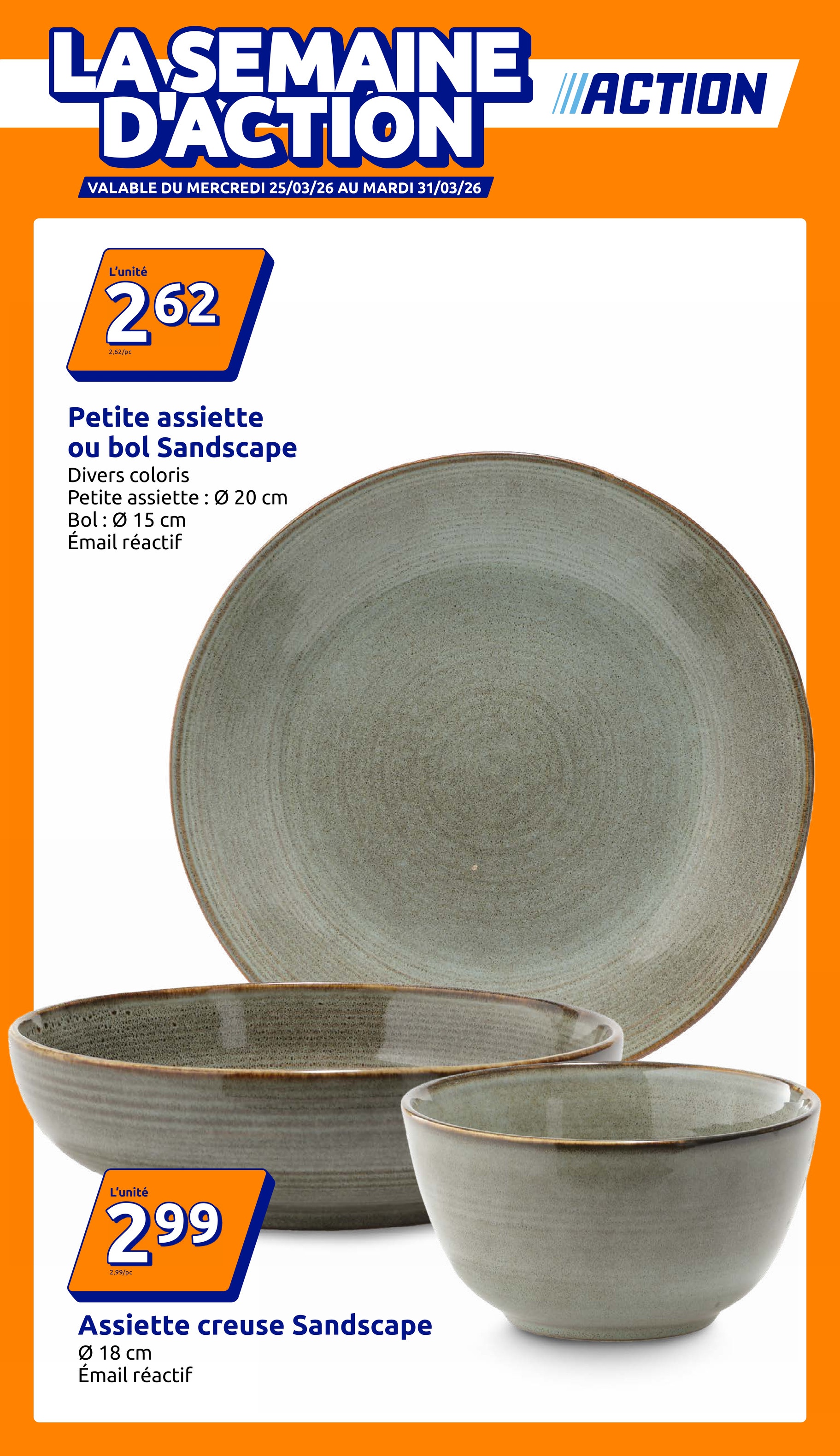 Catalogue Action valable du 25/03/2026 au 31/03/2026