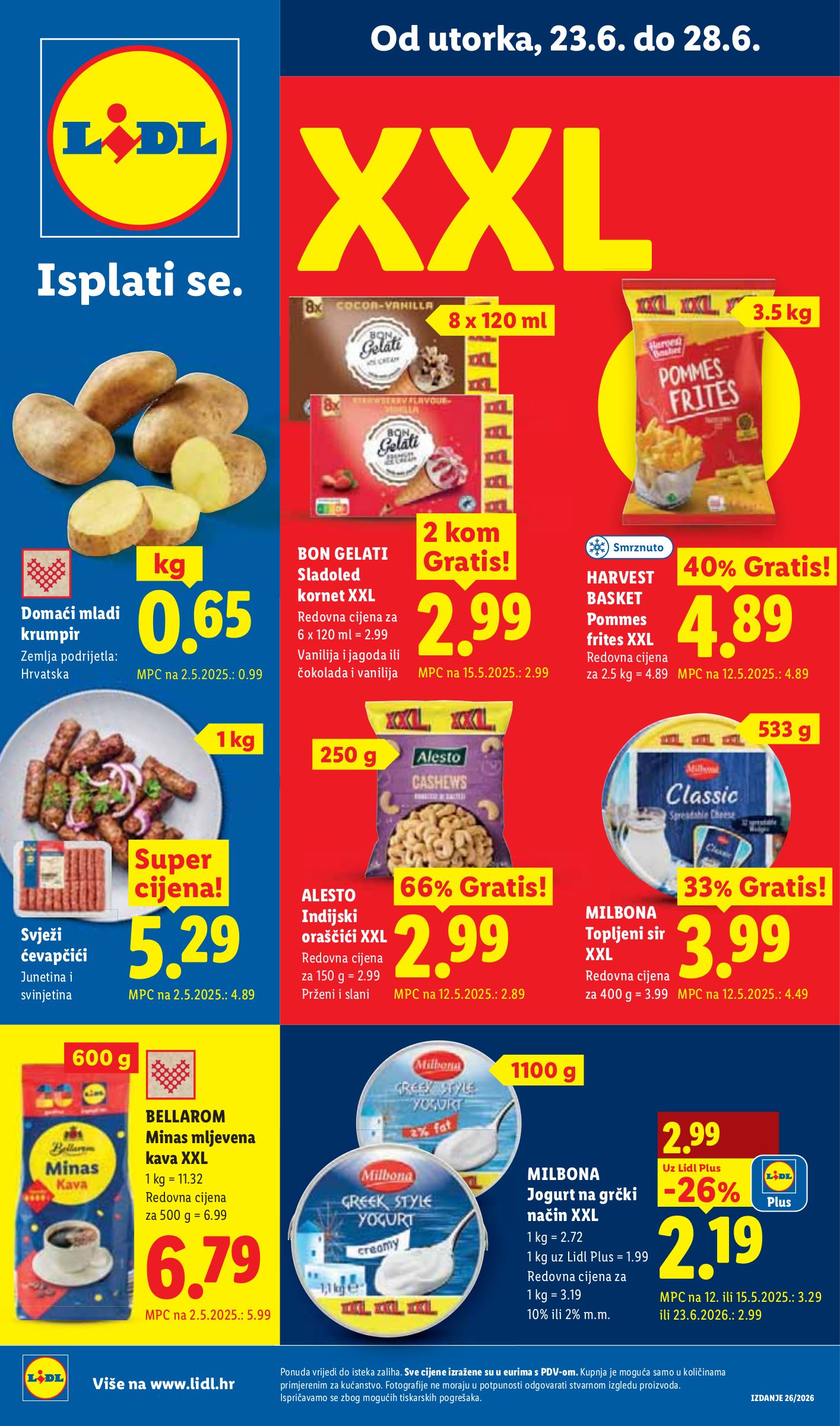 Novi Lidl katalog od utorka, 23.06.2026 do nedjelje, 28.06.2026
