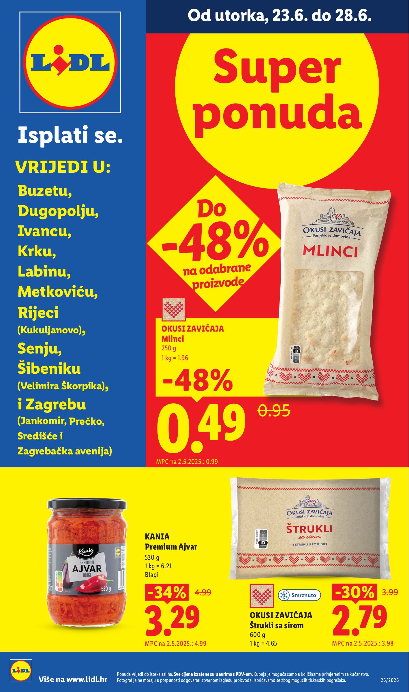Aktualni katalog Lidl - Super Ponuda od utorka, 23.06.2026 do nedjelje, 28.06.2026