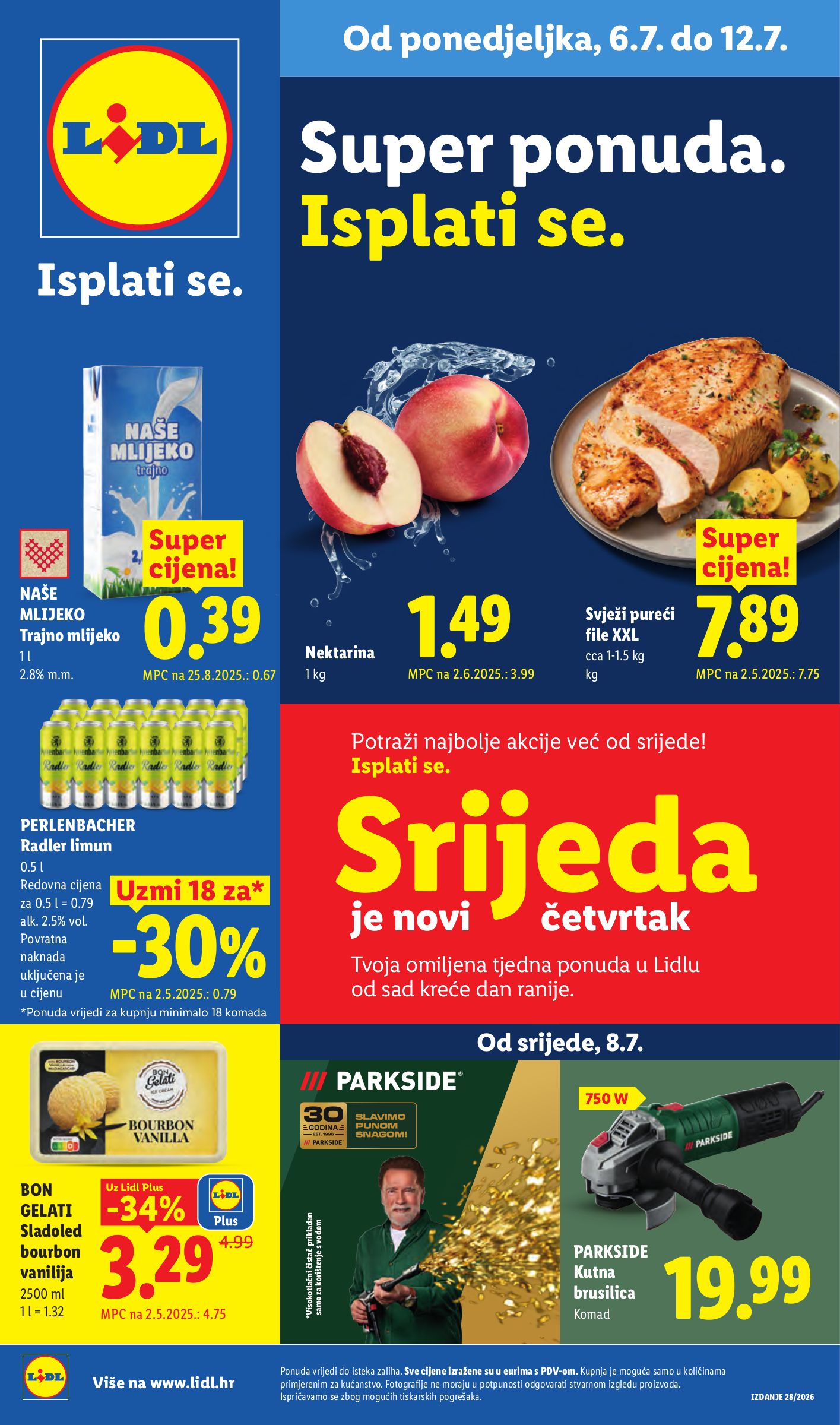 Novi Lidl katalog od ponedjeljka, 06.07.2026 do nedjelje, 12.07.2026