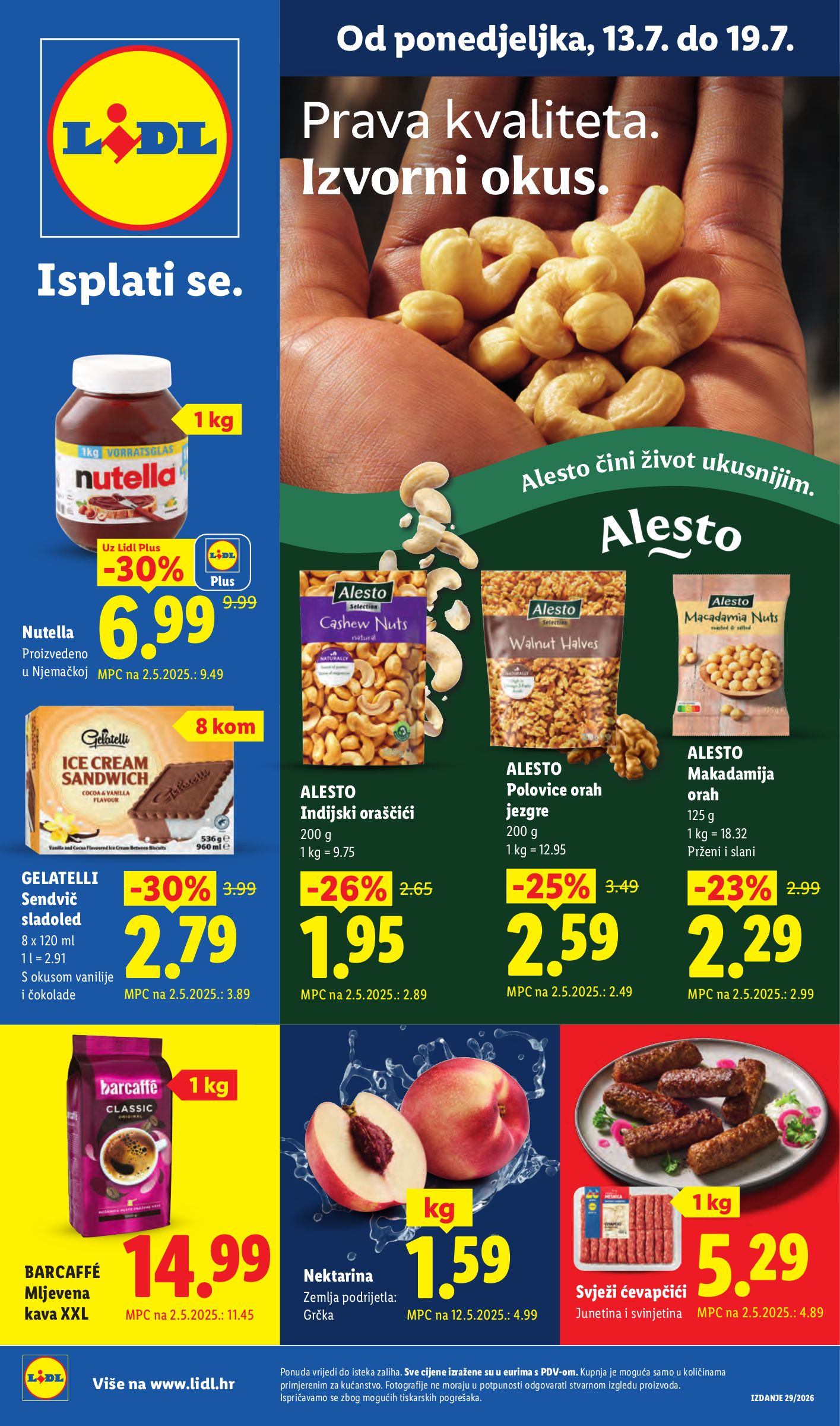 Aktualni katalog Lidl od ponedjeljka, 13.07.2026 do nedjelje, 19.07.2026