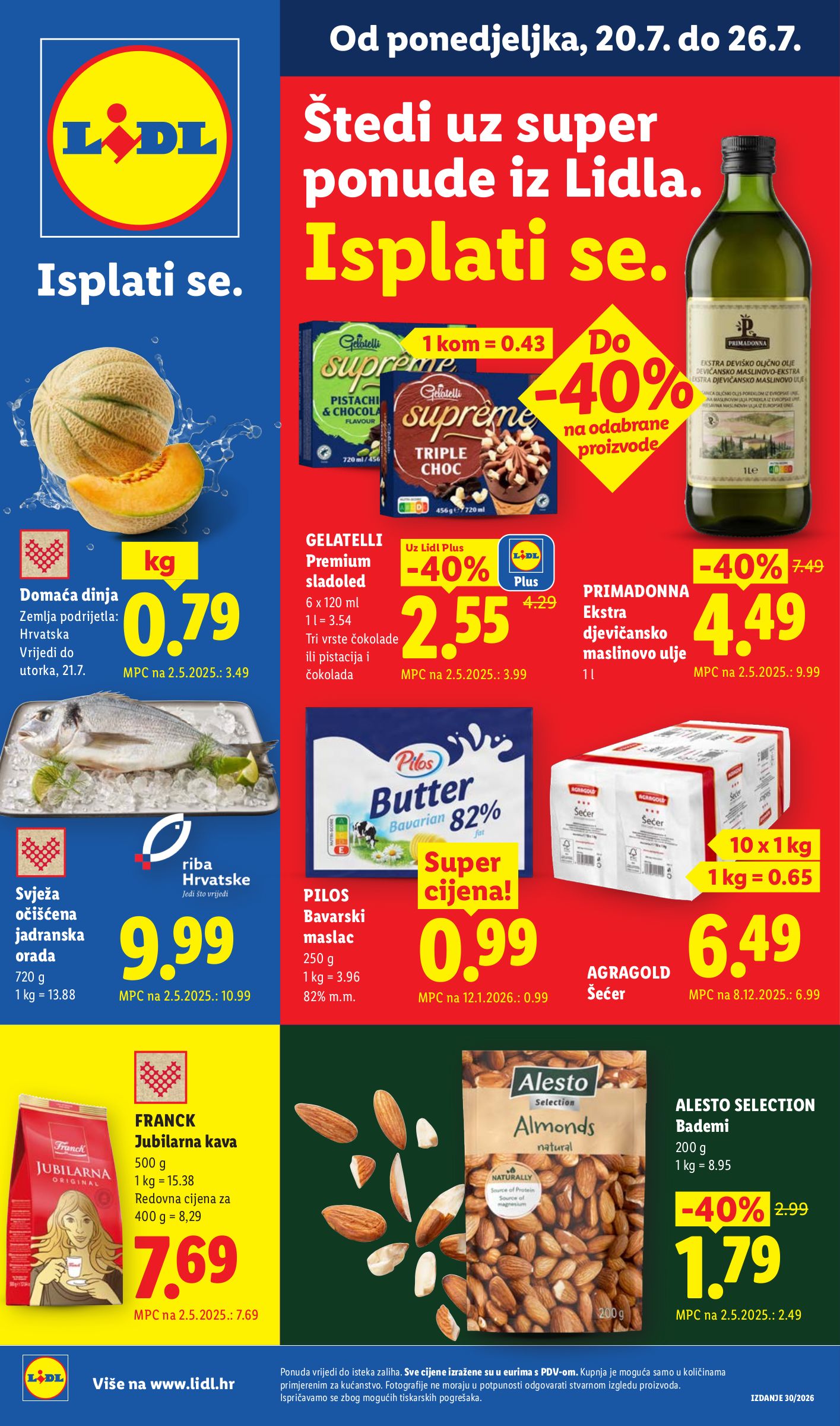 Novi Lidl katalog od ponedjeljka, 20.07.2026 do nedjelje, 26.07.2026
